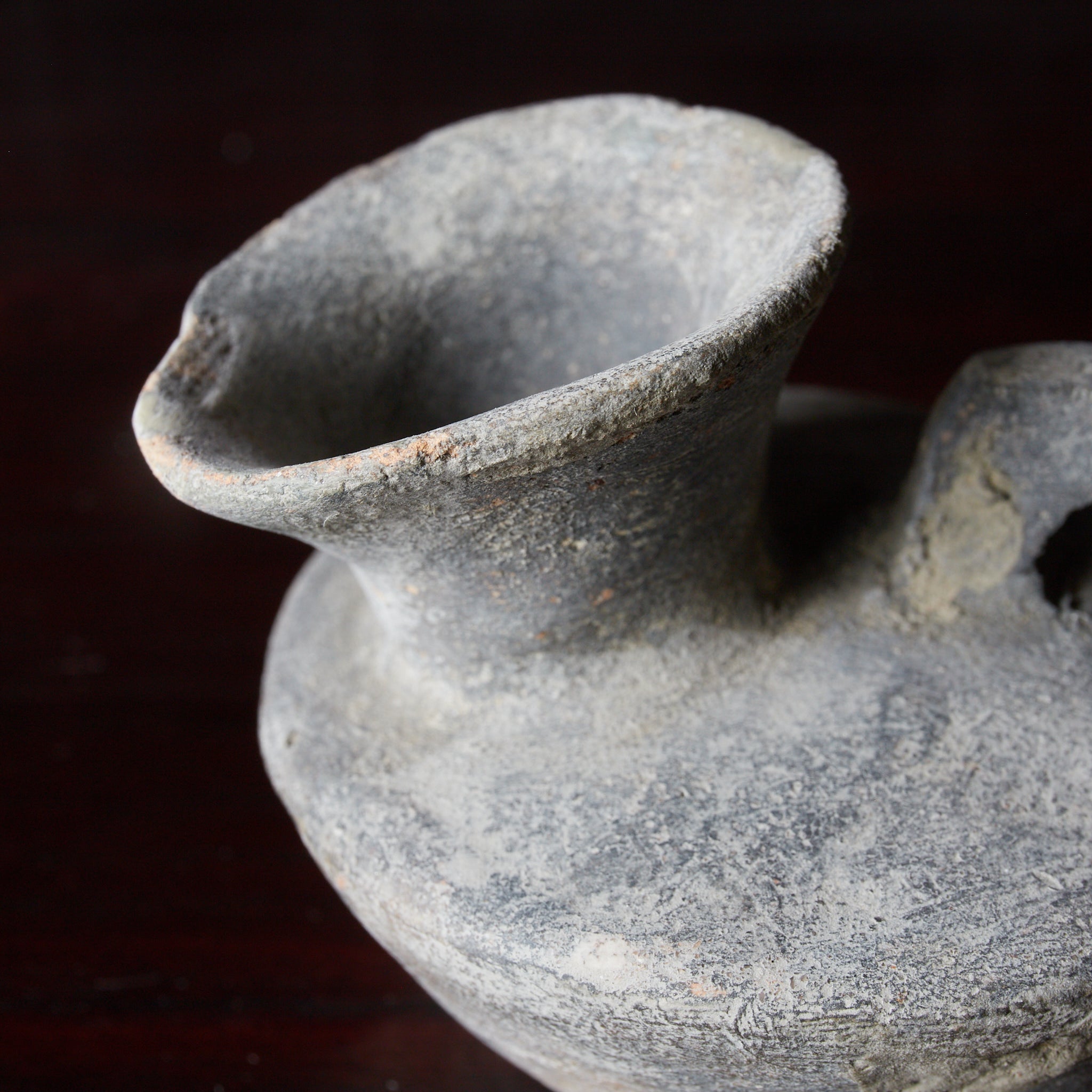 BOTELLA PLANA, Cerámica Sue, Período Nara–Heian(710–1185 d. C.)