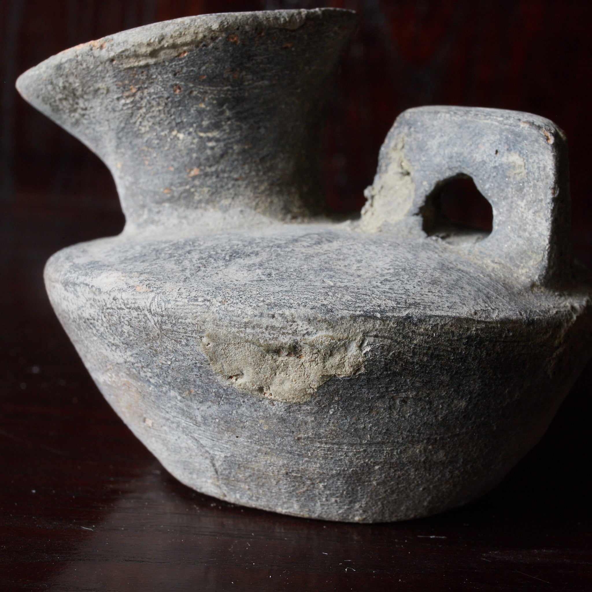 BOTELLA PLANA, Cerámica Sue, Período Nara–Heian(710–1185 d. C.)