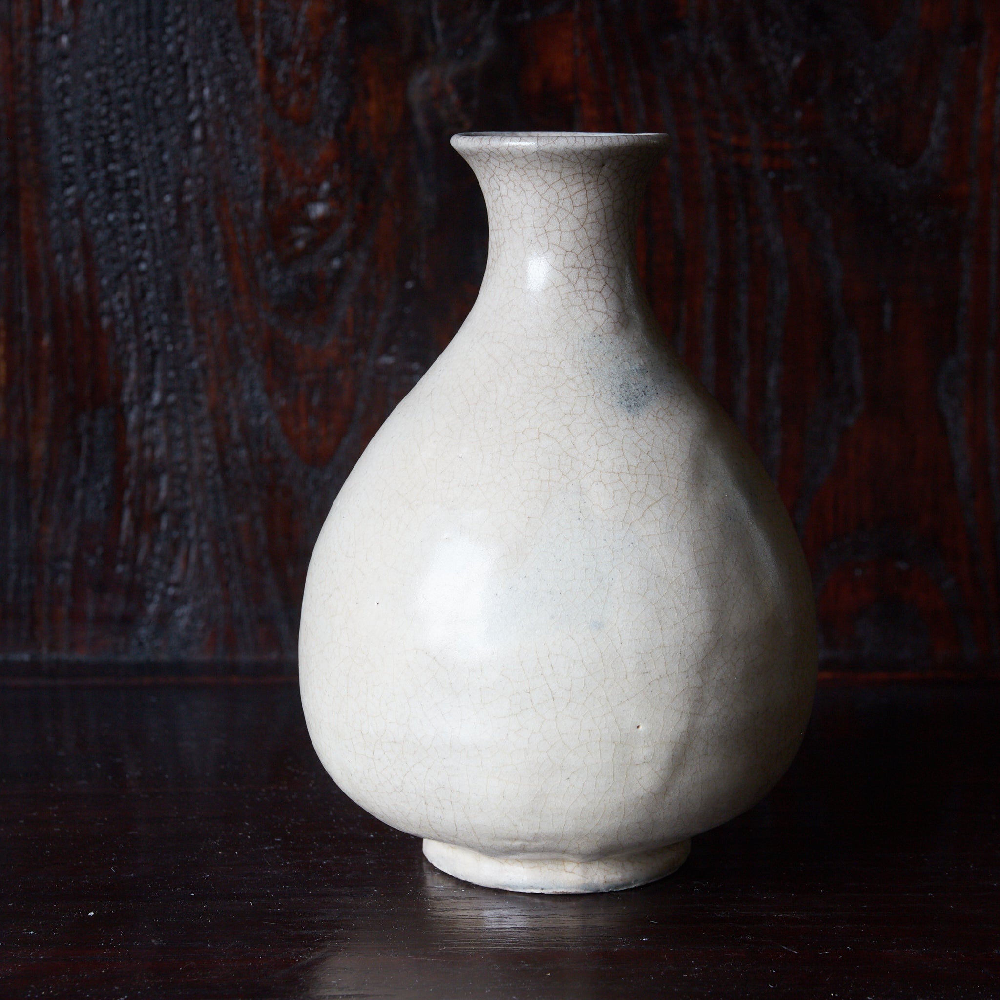ENGOBÉE BOUTEILLE / TOKKURI, Céramique Buncheong, Dynastie Joseon(1392–1897 apr. J.-C.)
