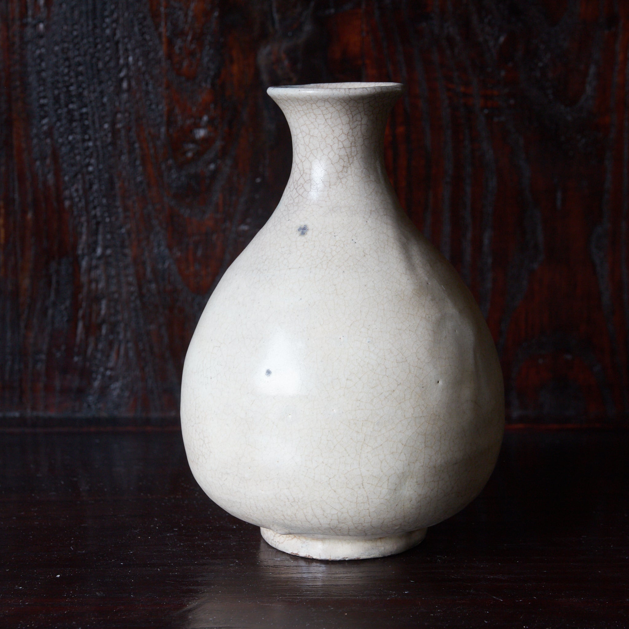 ENGOBIERTE FLASCHE / TOKKURI, Buncheong-Ware, Joseon-Dynastie(1392–1897 n. Chr.)