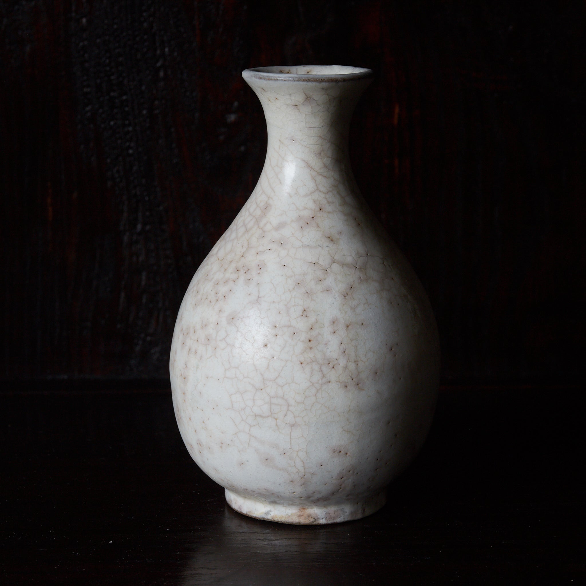 ENGOBIERTE FLASCHE / TOKKURI, Amamori, buncheong-ware, Joseon-Dynastie(1392–1897 n. Chr.)