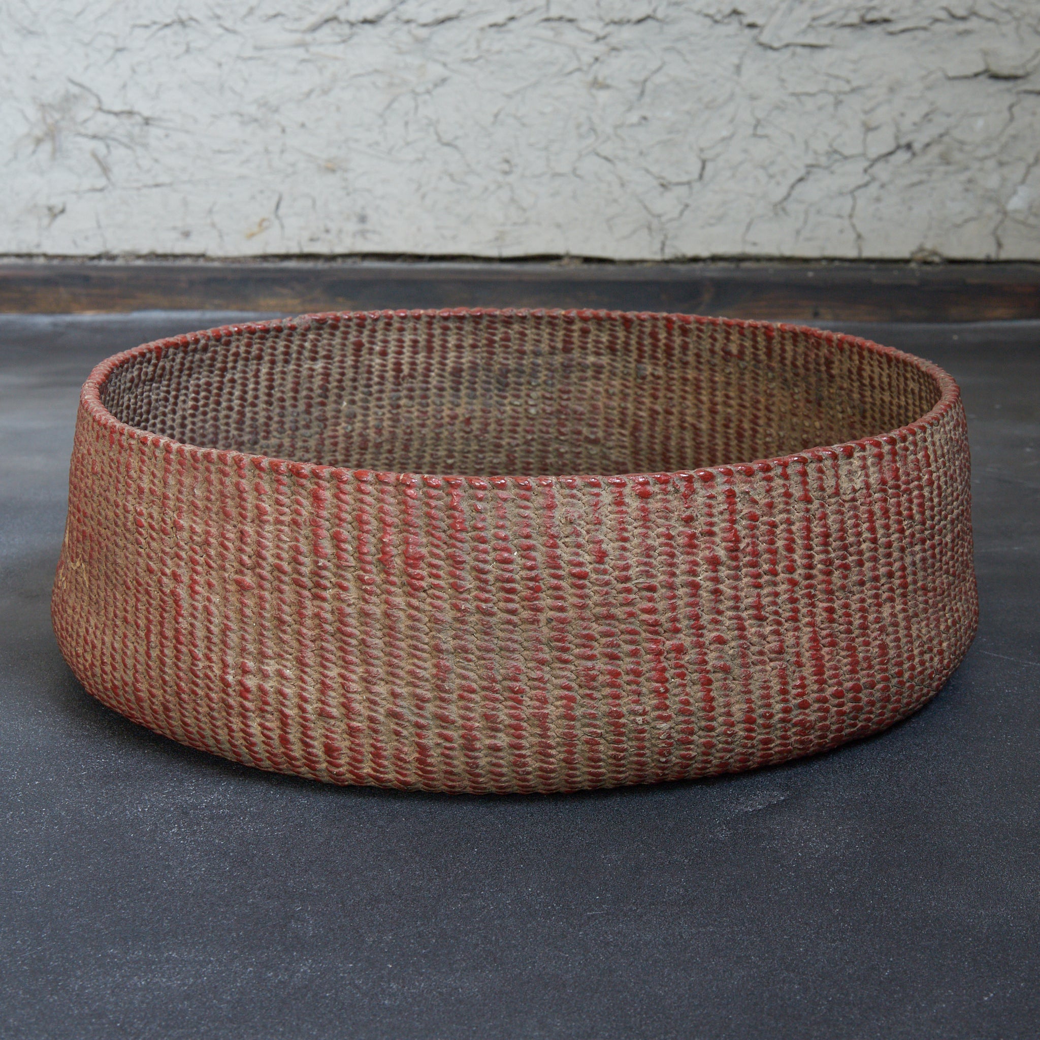 PAPIER TRESSÉ PLATEAU LAQUÉ, Avec boîte en bois, Dynastie Joseon(1392–1897 apr. J.-C.)