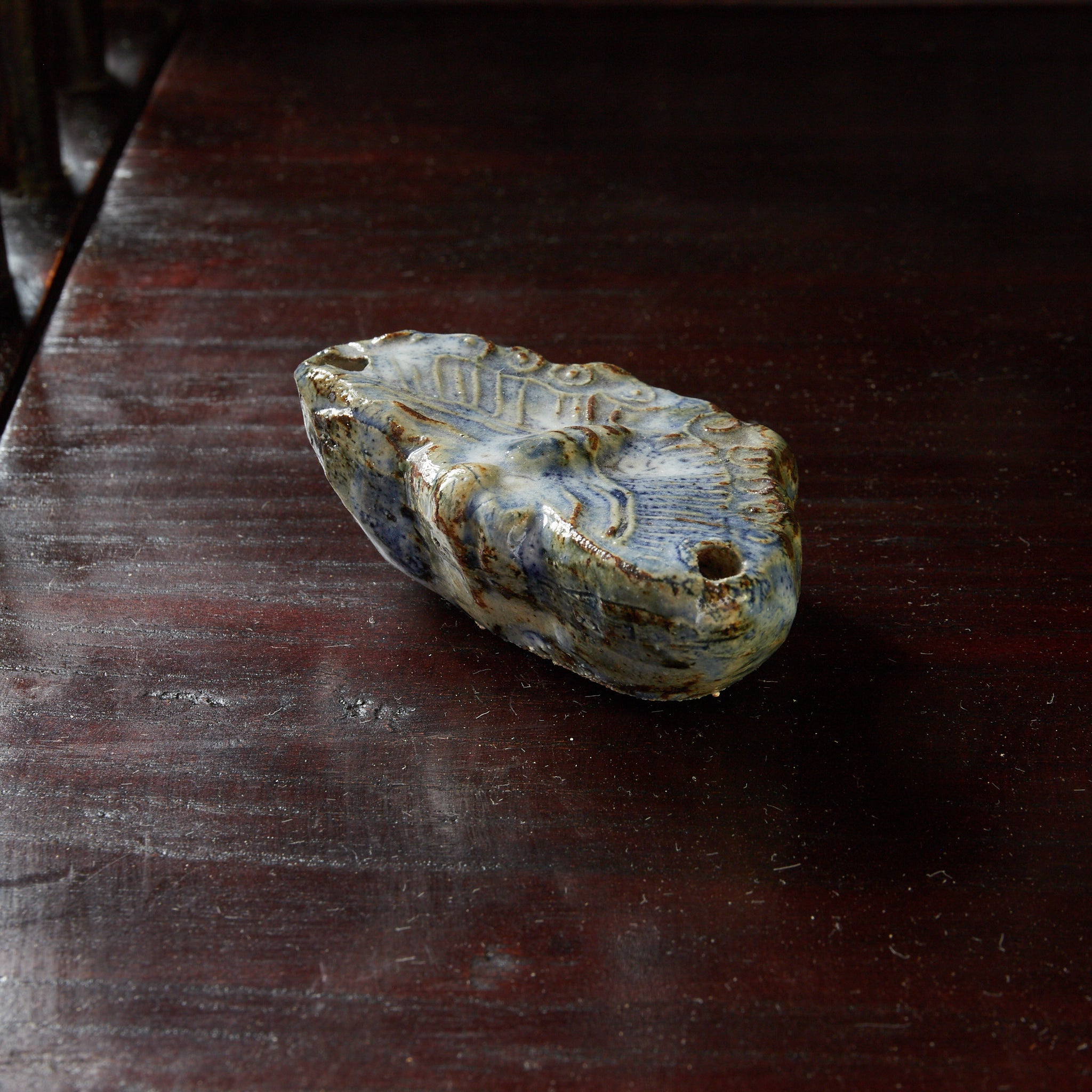 SCHMETTERLINGSFÖRMIG WASSERTROPFER, Lapislazuli-glasiert, Joseon-Dynastie(1392–1897 n. Chr.)