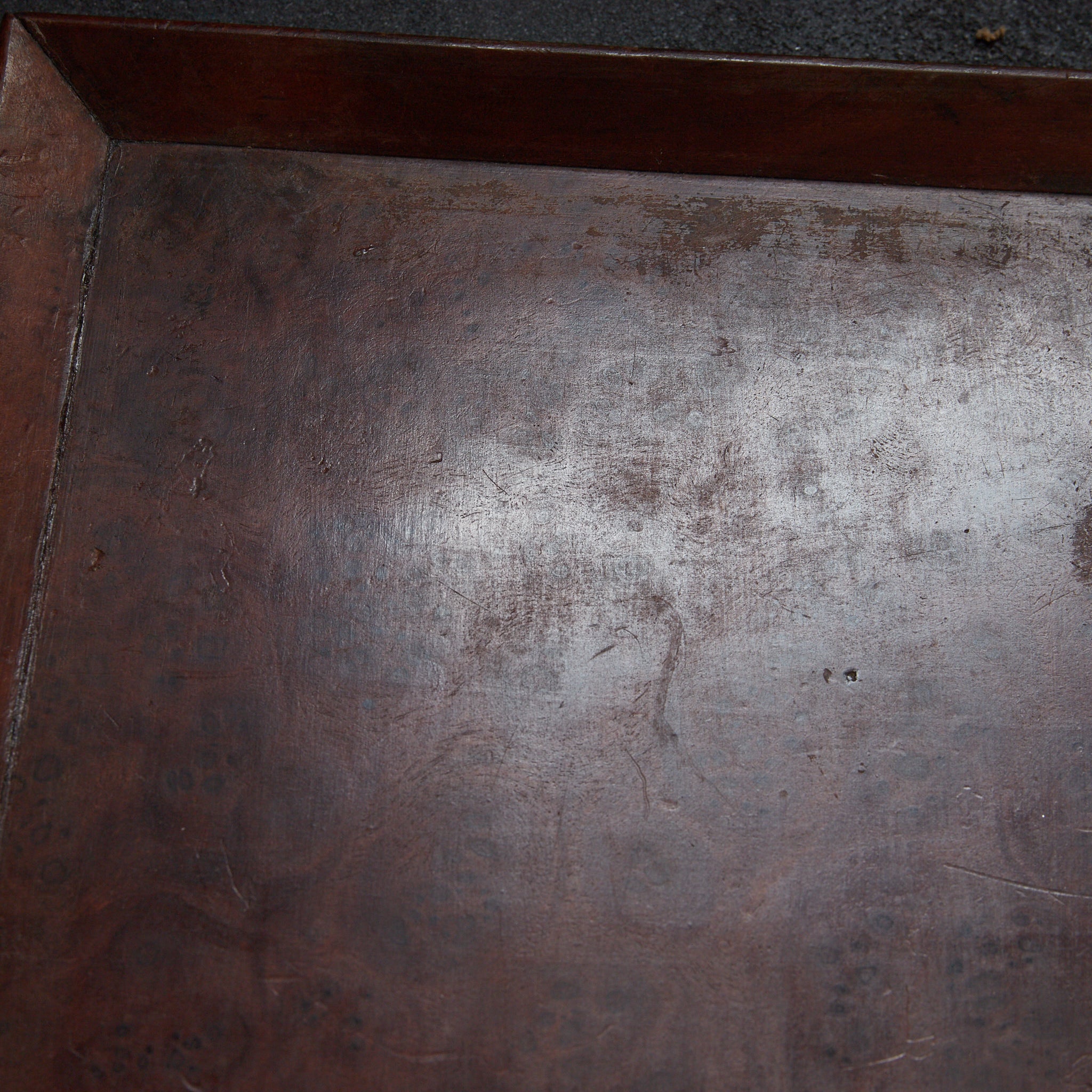 BANDEJA DE TÉ RECTANGULAR DE MADERA DE KARAKI CON VETA NUDOSA