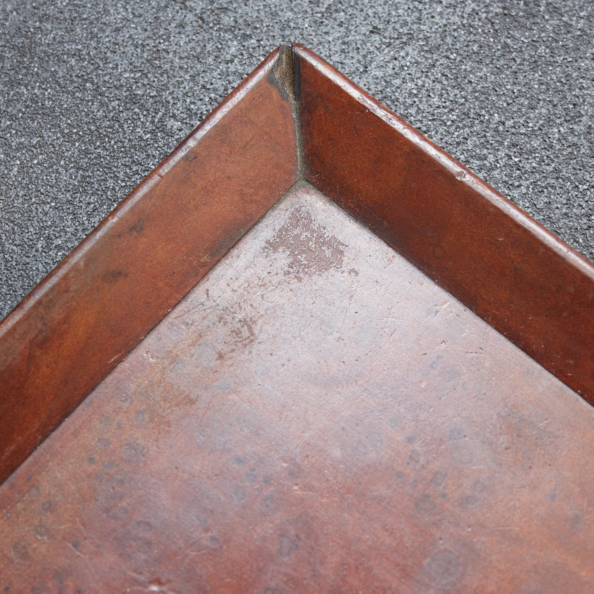 BANDEJA DE TÉ RECTANGULAR DE MADERA DE KARAKI CON VETA NUDOSA