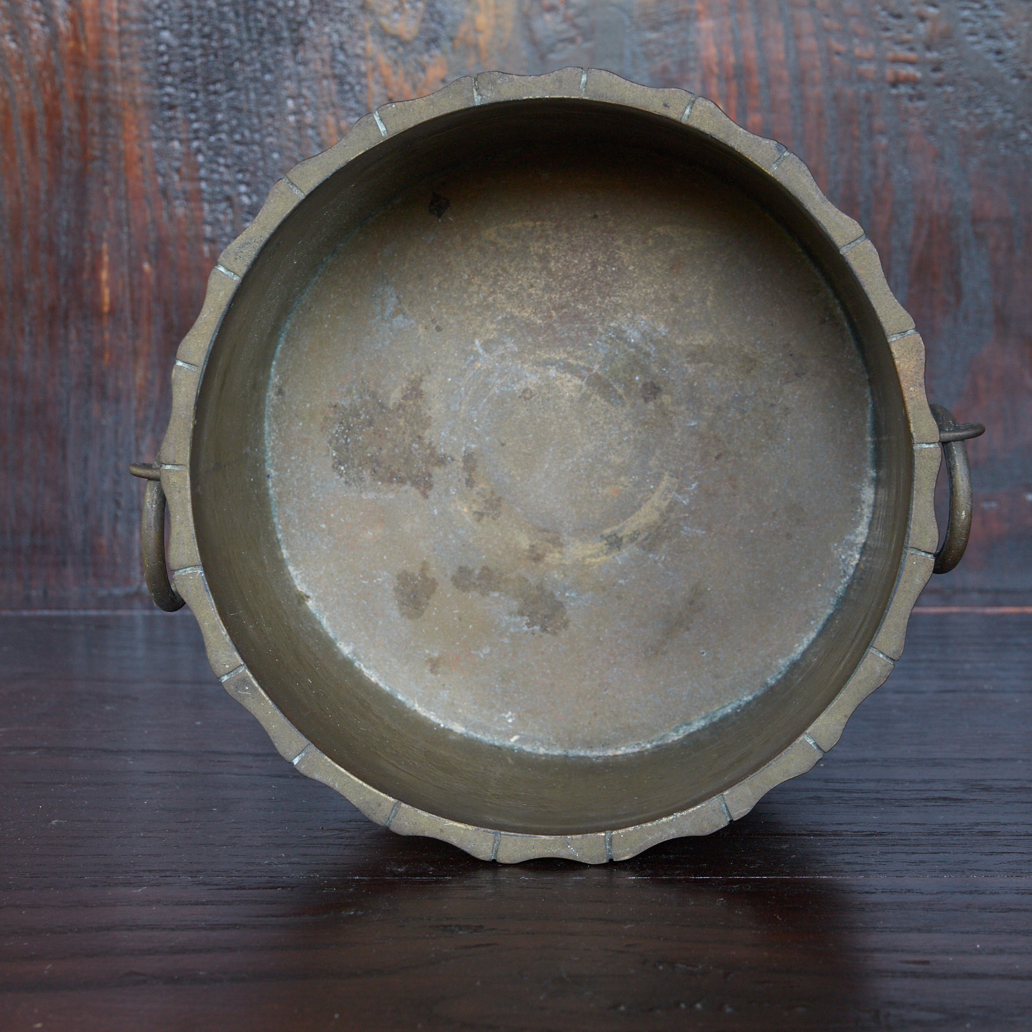 KENSUI DE COBRE VIEJO, Con anillas, Dinastía Qing(1616–1911 d. C.)
