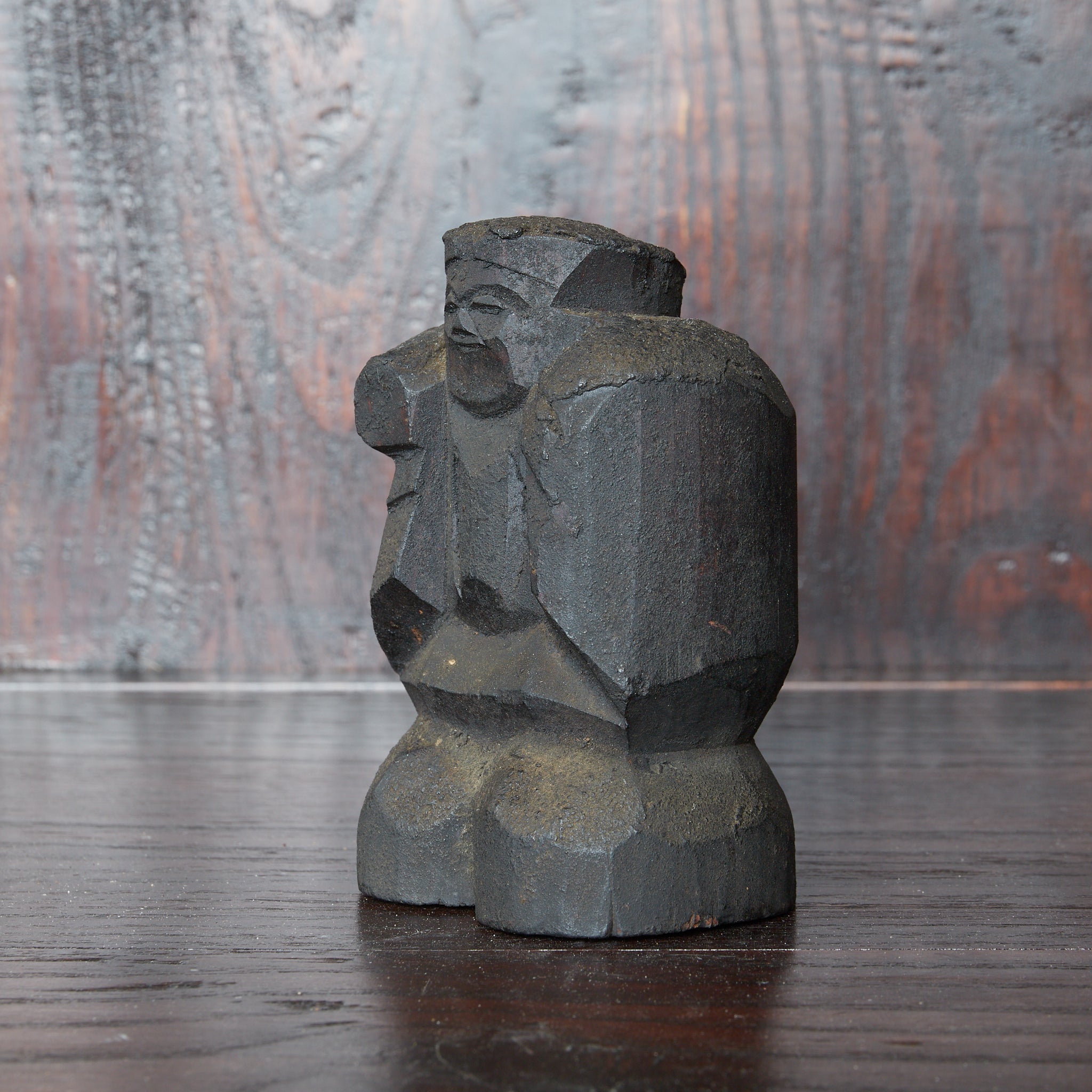 STATUE DE DAIKOKUTEN EN BOIS, Période Edo–Meiji(1603–1912 apr. J.-C.)