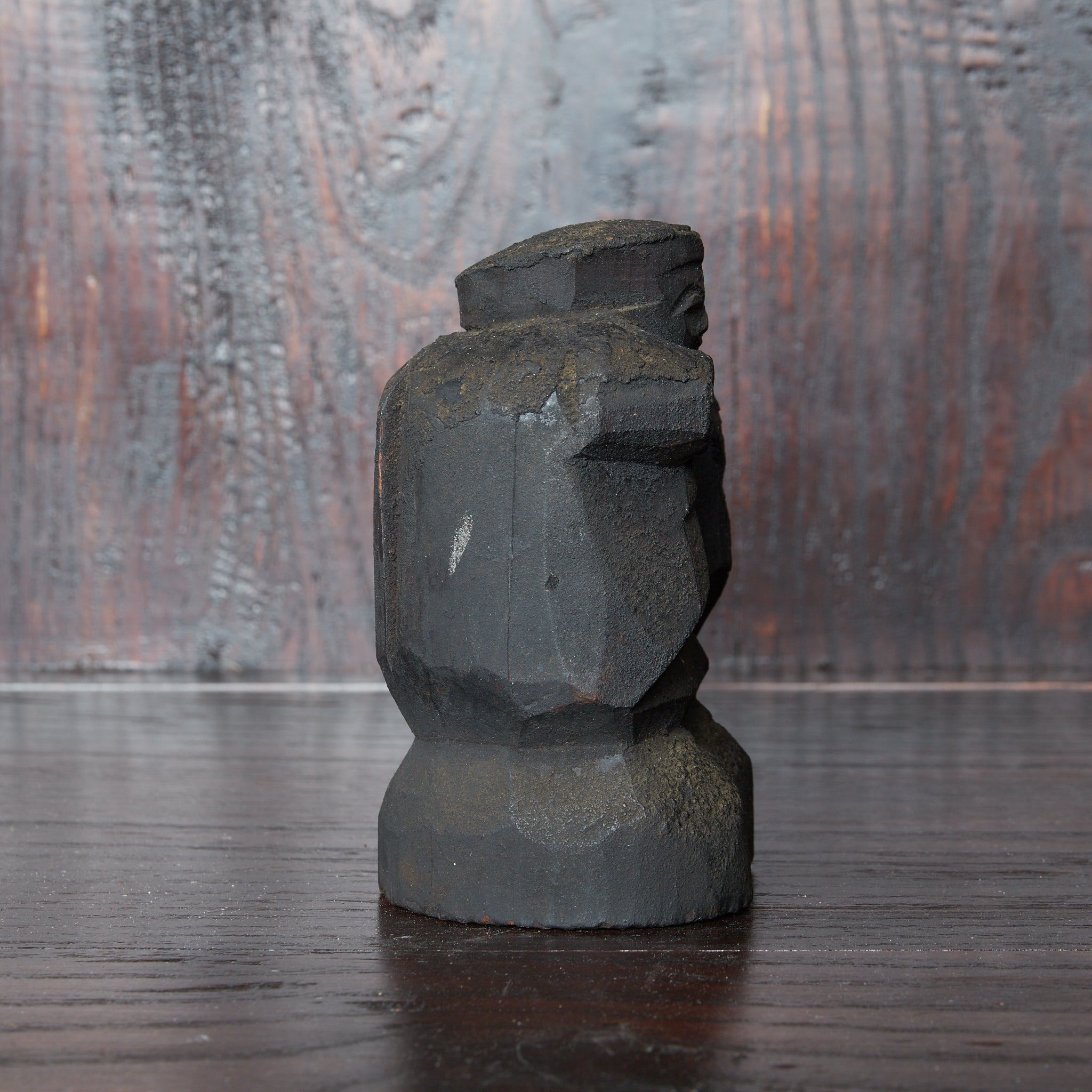 ESTATUA DE DAIKOKUTEN DE MADERA, Período Edo–Meiji(1603–1912 d. C.)