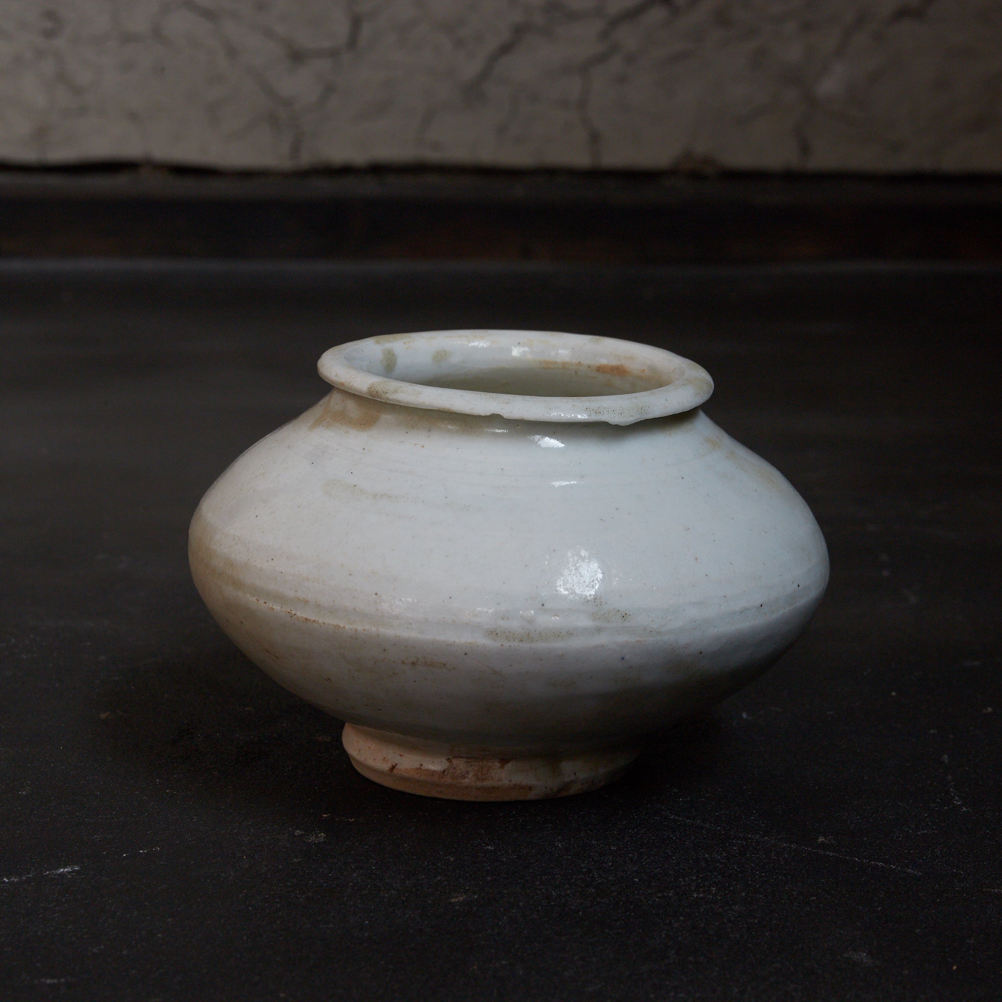 JAR, White porcelain, With wooden box, Joseon Dynasty(1392–1897CE)