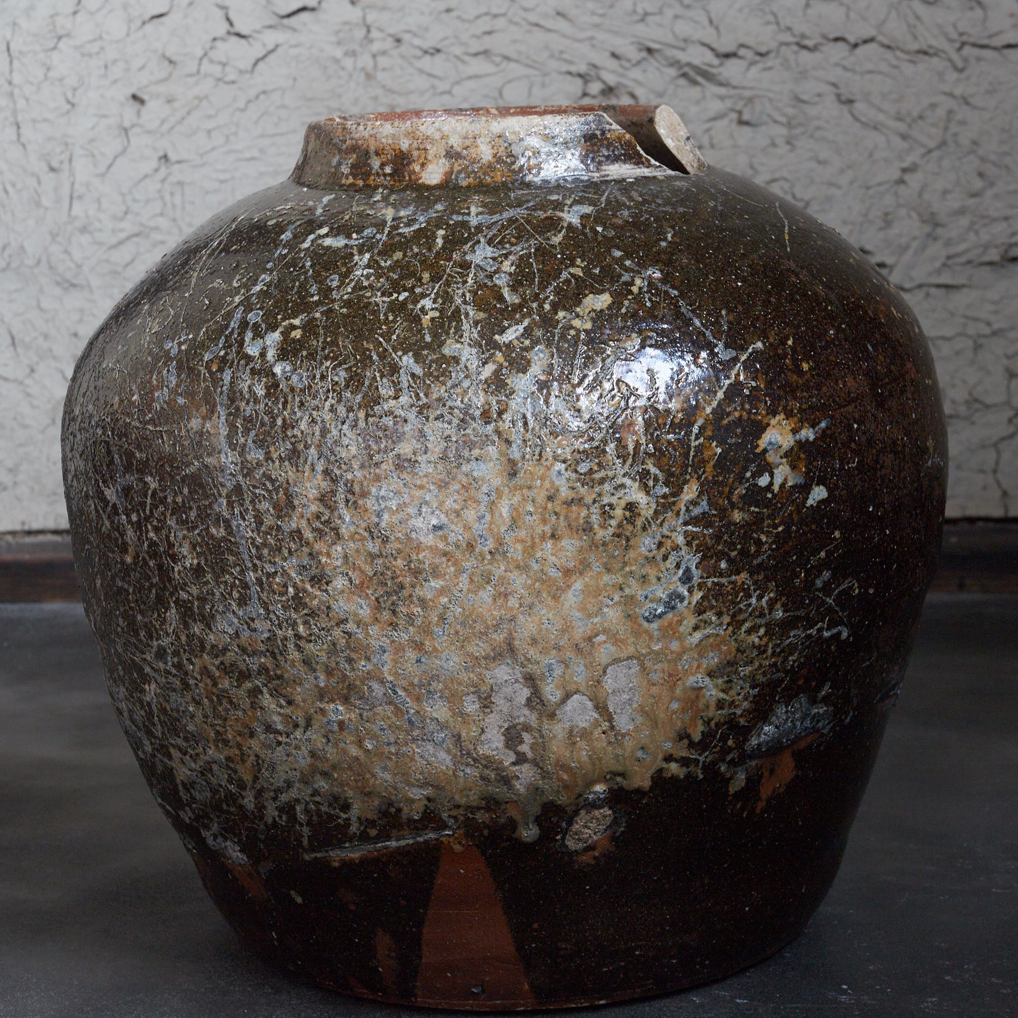 江戸時代 古丹波 壺(1603–1867CE)