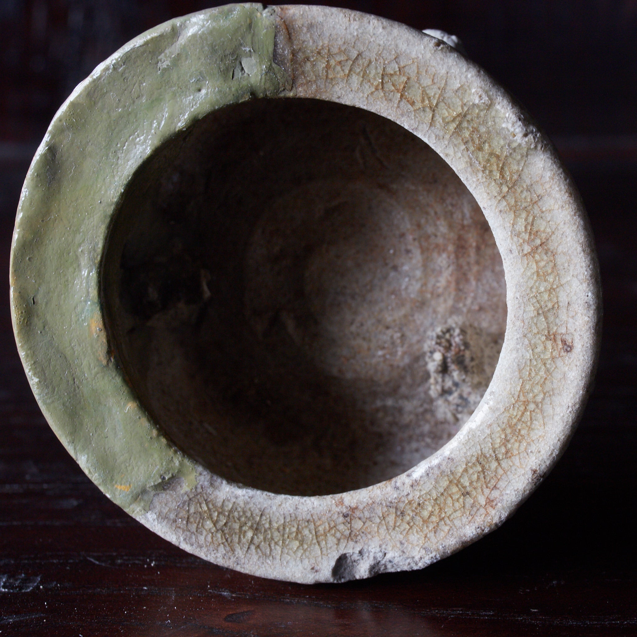 鎌倉時代 古瀬戸 三足香炉 木箱付(1185–1333CE)