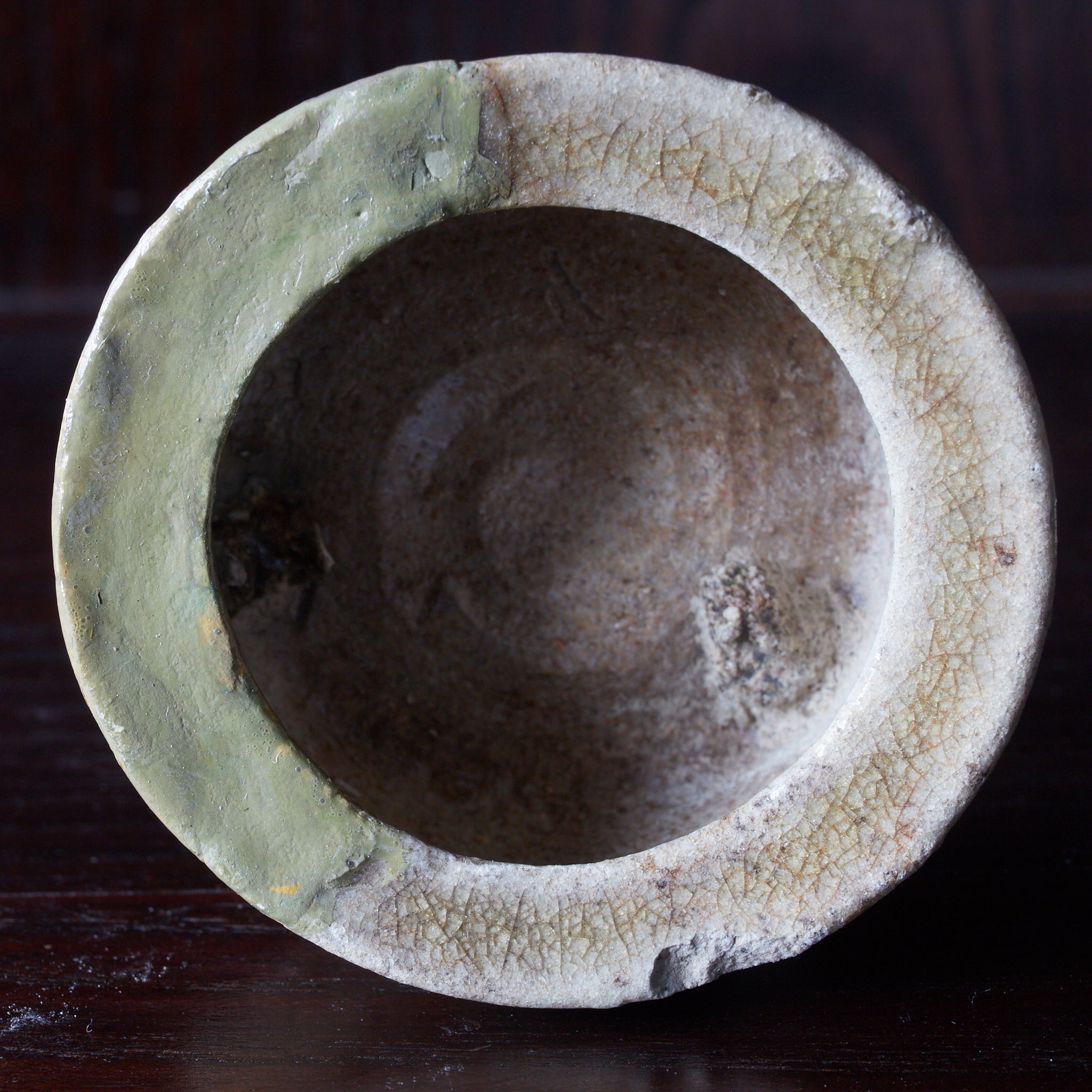 鎌倉時代 古瀬戸 三足香炉 木箱付(1185–1333CE)