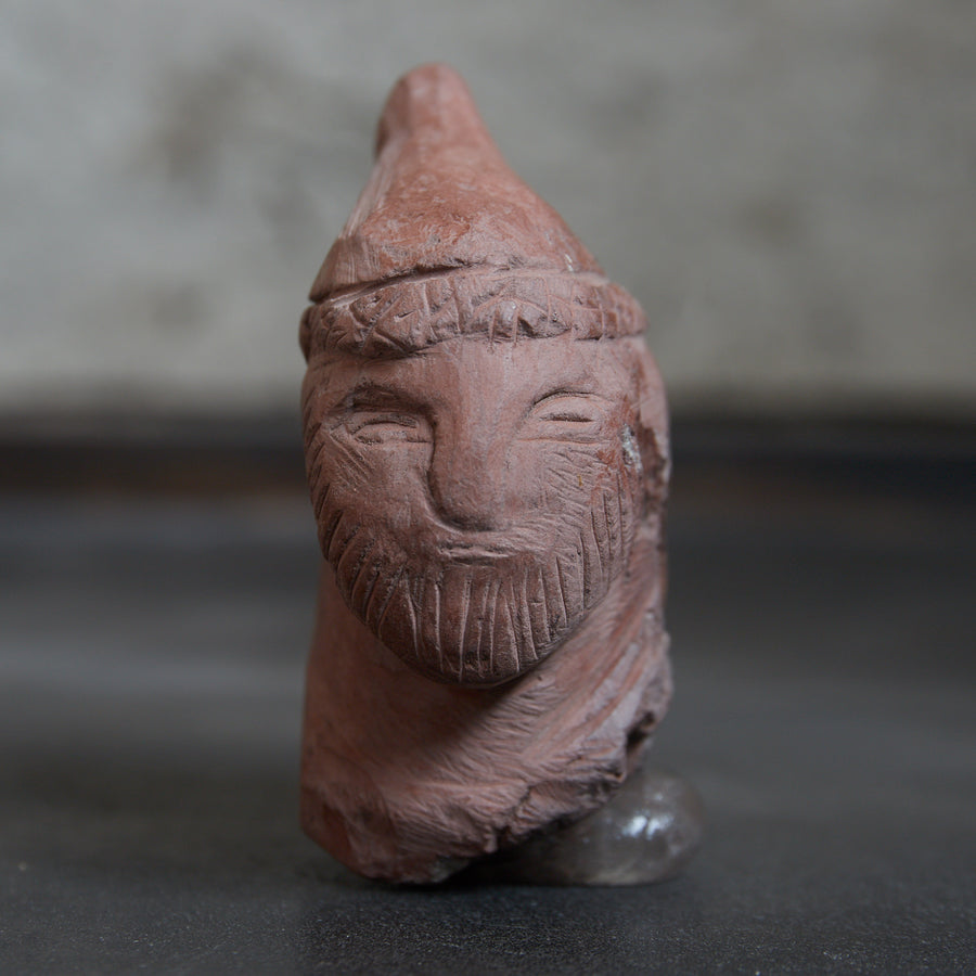 古代キプロス様式 テラコッタ男性頭部片(先始:3世紀以前)