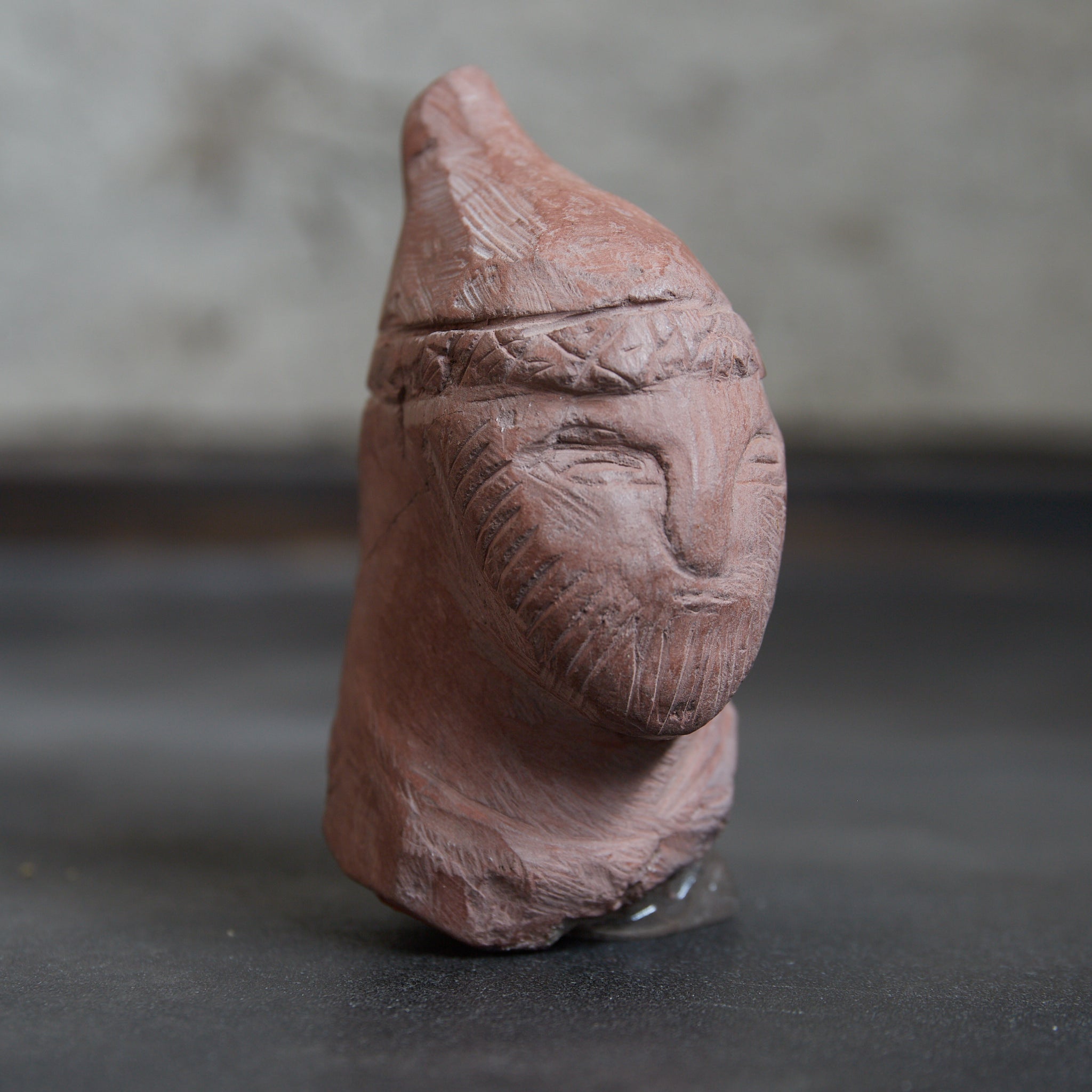 古代キプロス様式 テラコッタ男性頭部片(先始:3世紀以前)