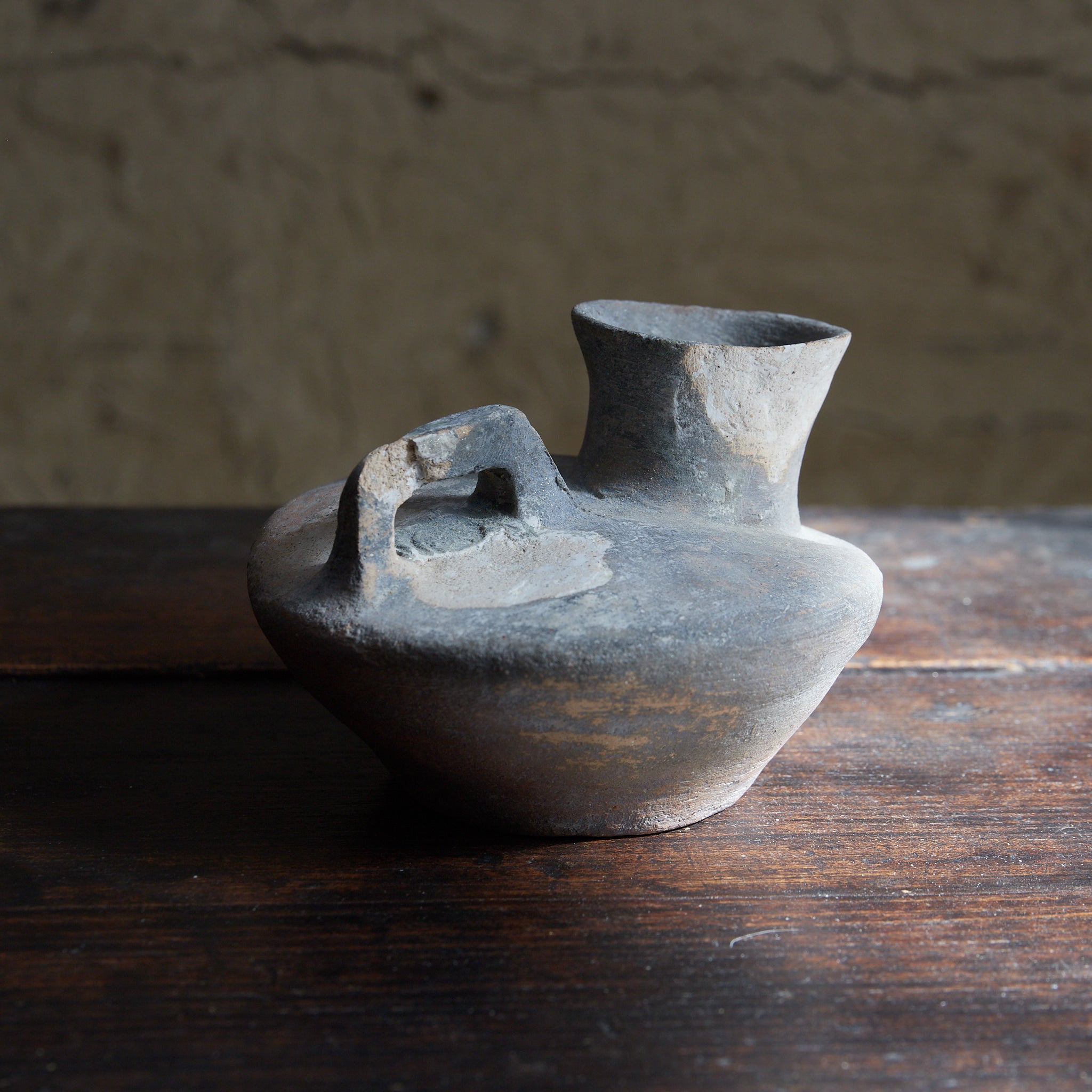 奈良–平安時代 須恵器 平瓶(710–1185CE)