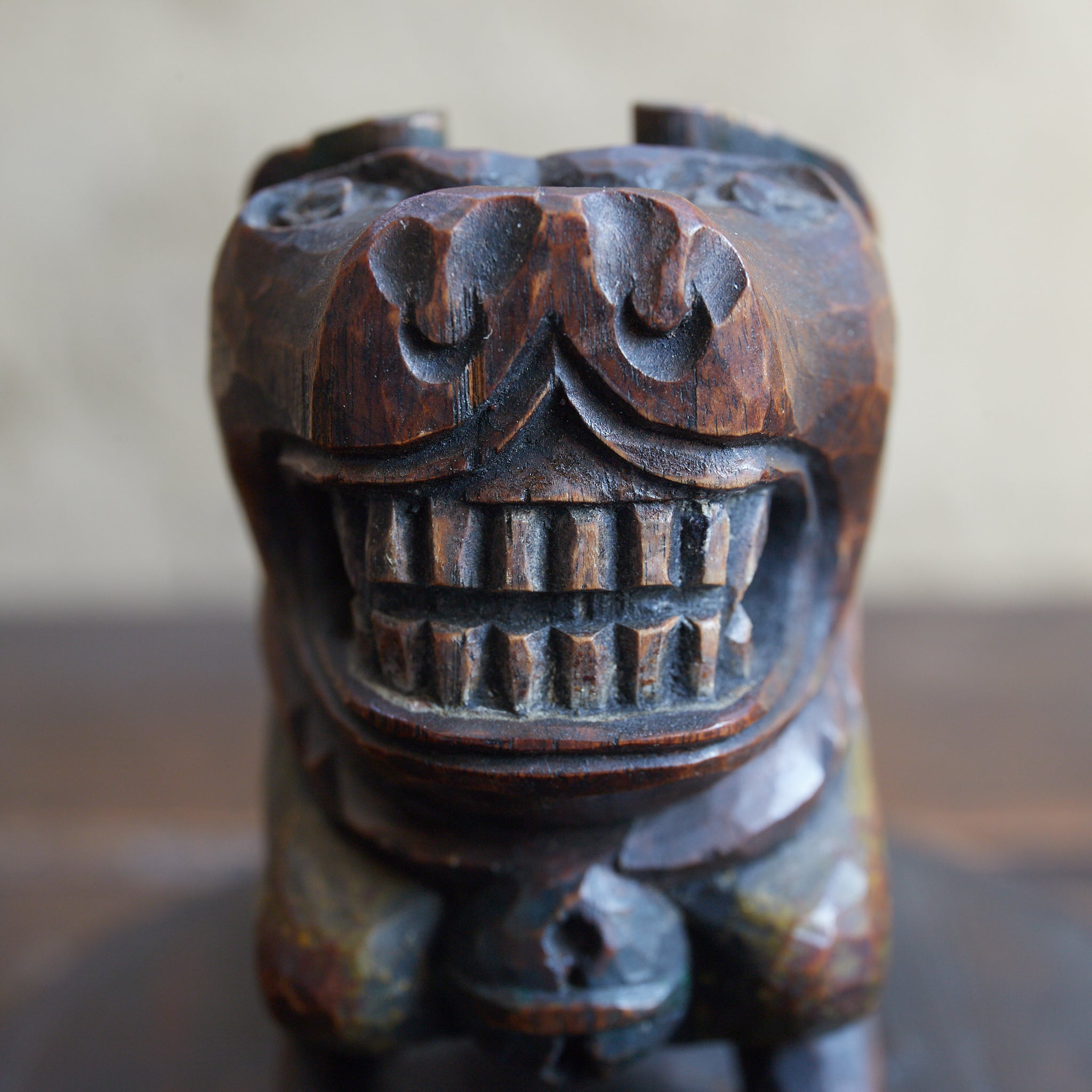 李朝 木彫獅子形印章(1392–1897CE)