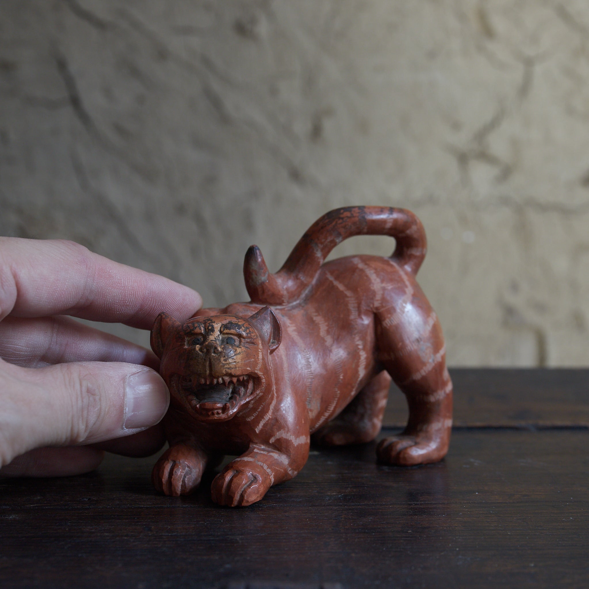 CARVED STONE TIGER FIGURE, Joseon Dynasty(1392–1897CE)