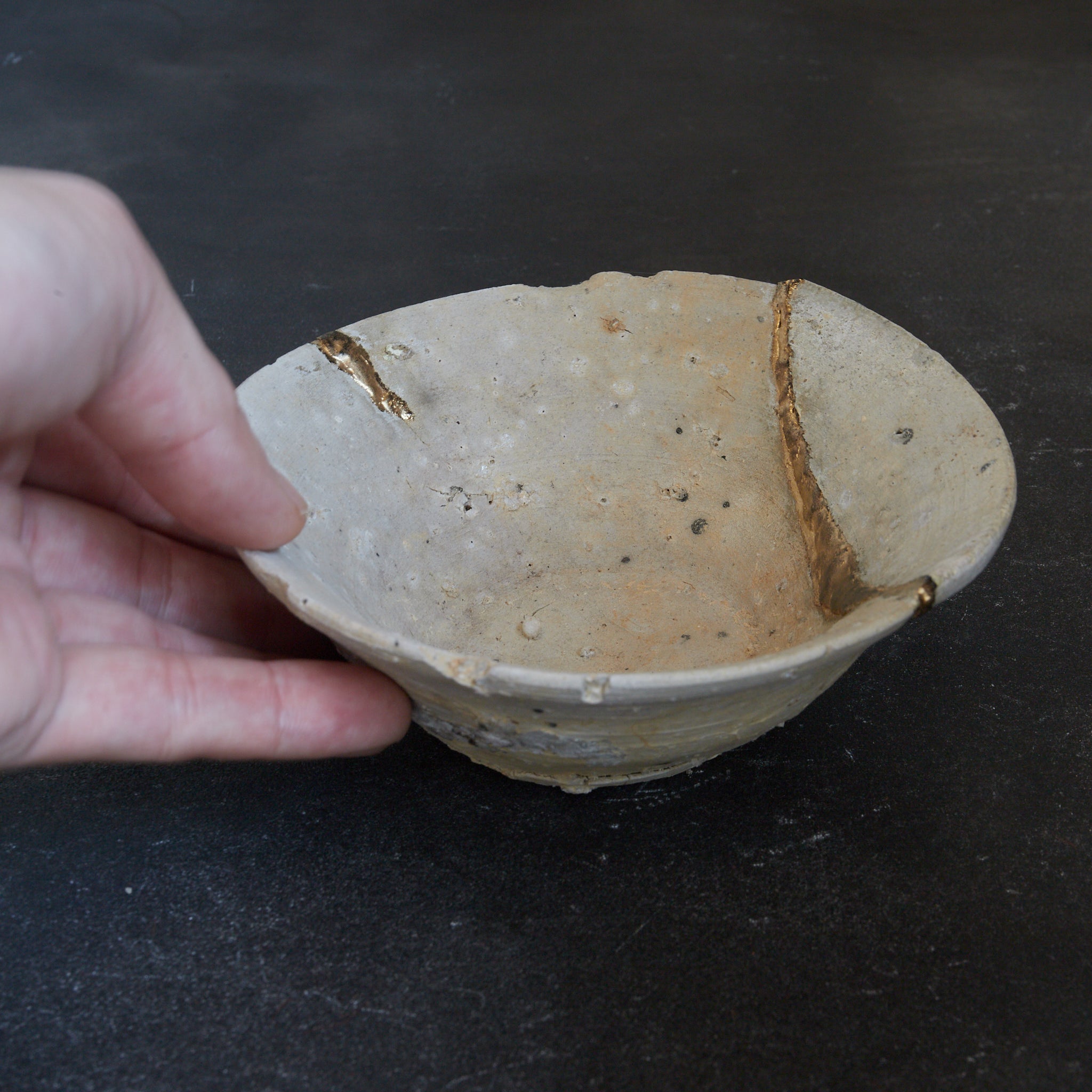 鎌倉時代 猿投 灰釉山茶碗 B（1185–1333CE） | 入蘆花（ロカニイル）
