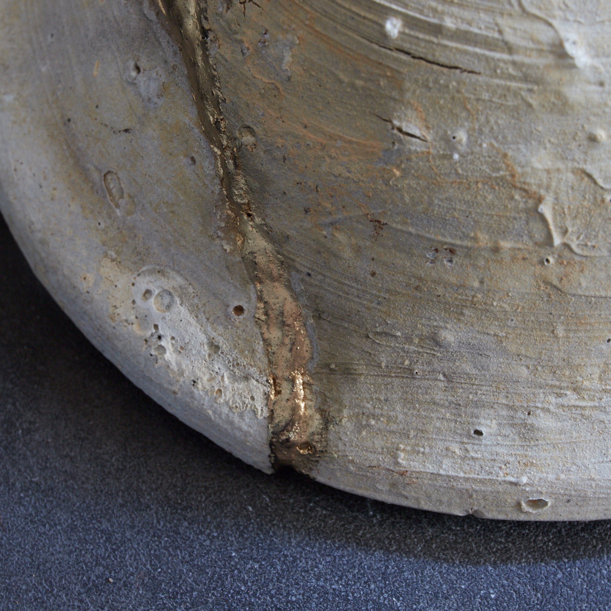 YAMACHAWAN (MOUNTAIN TEA BOWL), Sanage, ash-glazed, B, Kamakura Period (1185–1333 CE) | Detail image 22