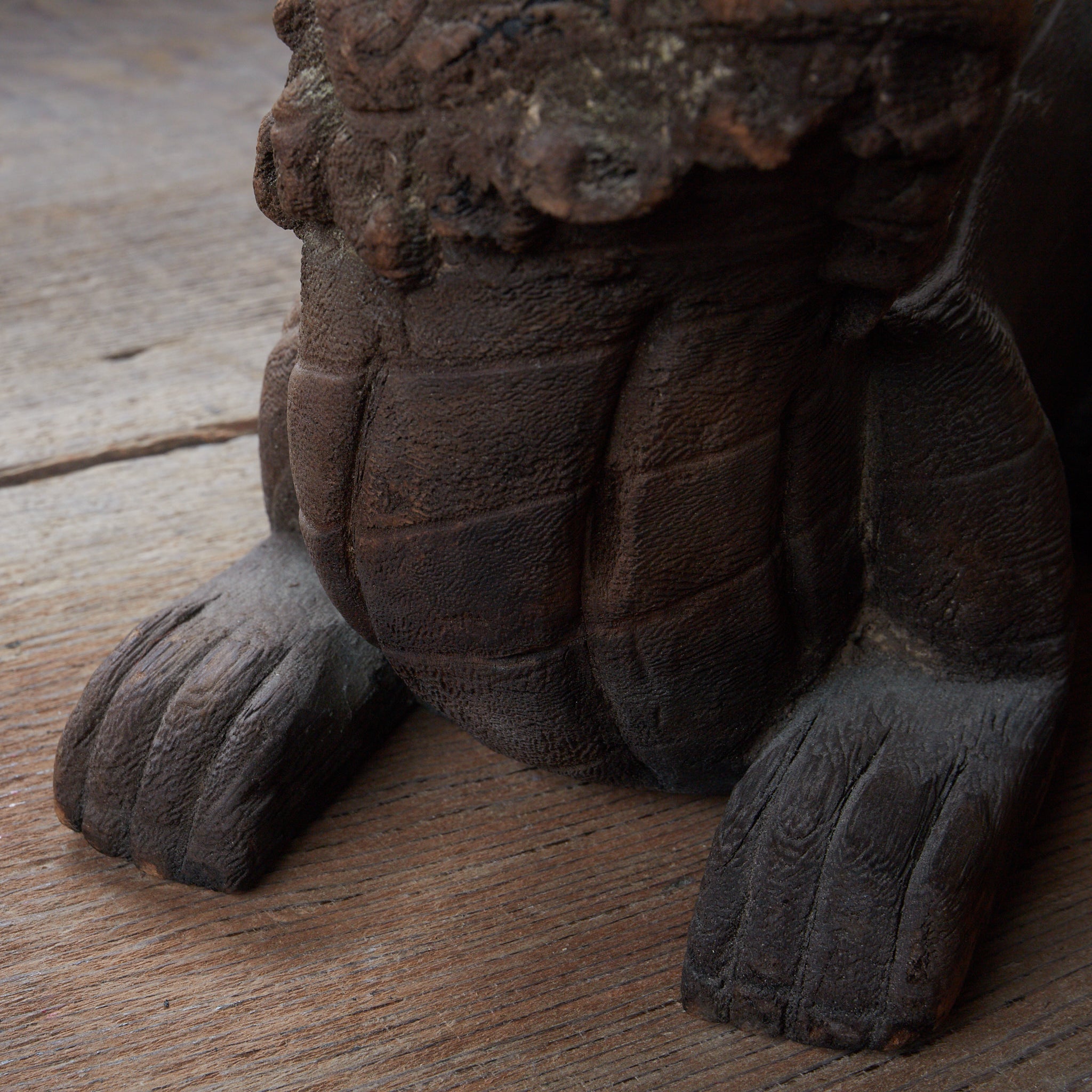 FIGURES DE LIONS A-UN EN BOIS, Paire, Dynastie Joseon (1392–1897 apr. J.-C.) | Image de détail 56