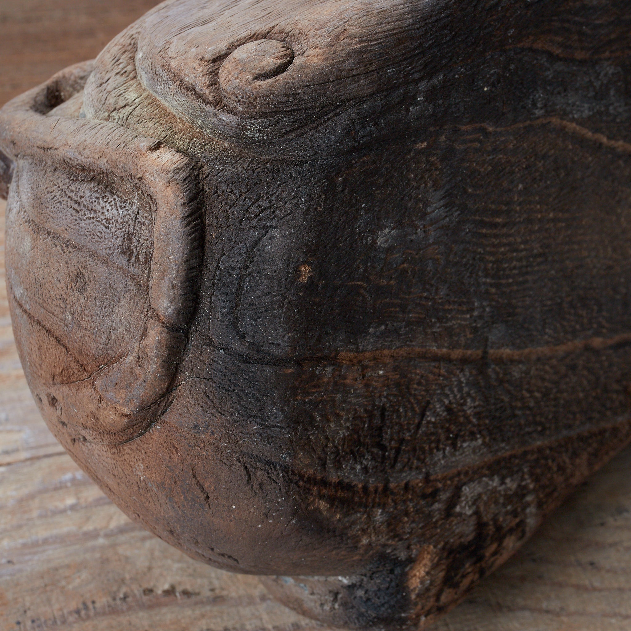 FIGURES DE LIONS A-UN EN BOIS, Paire, Dynastie Joseon (1392–1897 apr. J.-C.) | Image de détail 69