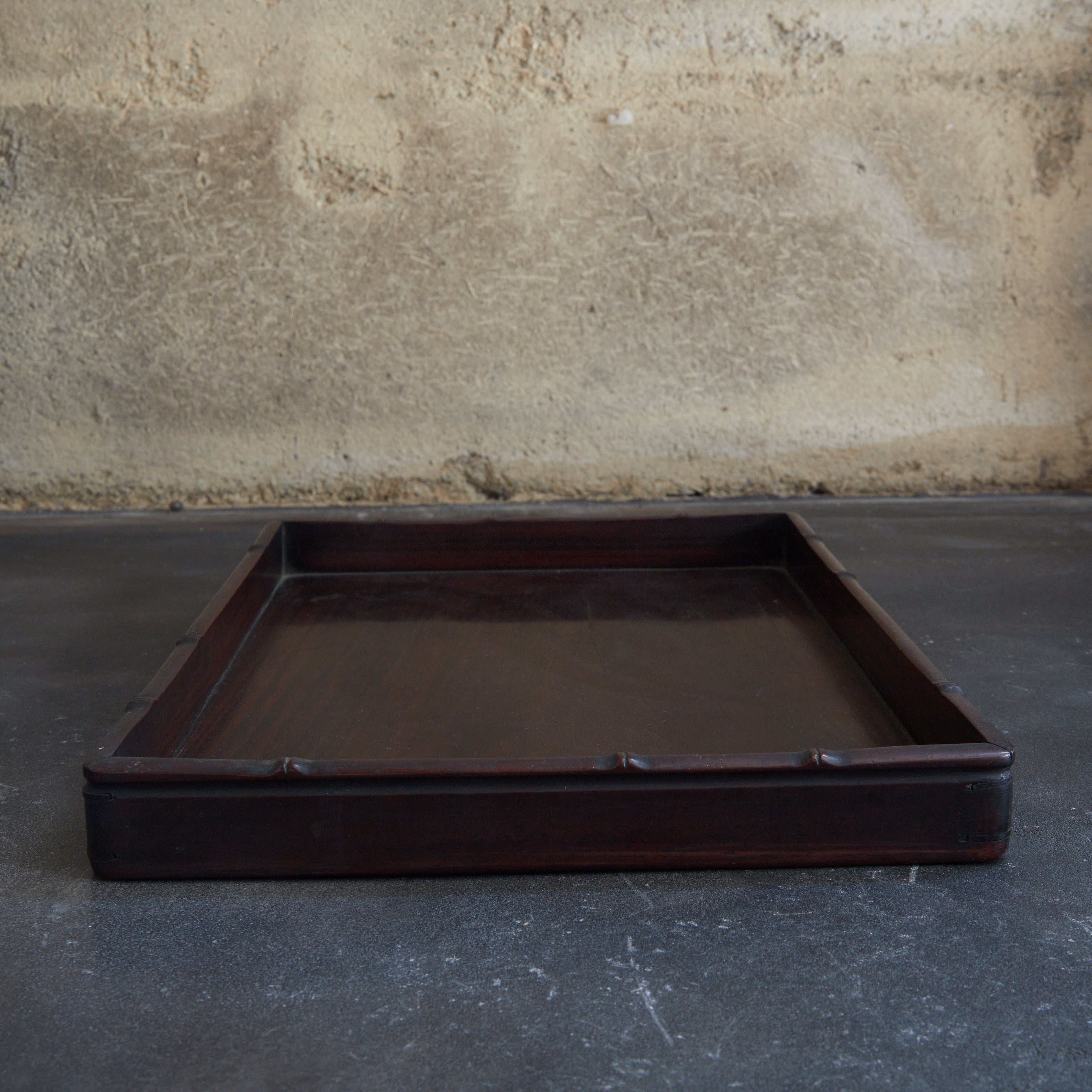 KARAKI WOOD SQUARE SENCHA TRAY, Qing Dynasty (1616–1911 CE) | Detail image 10