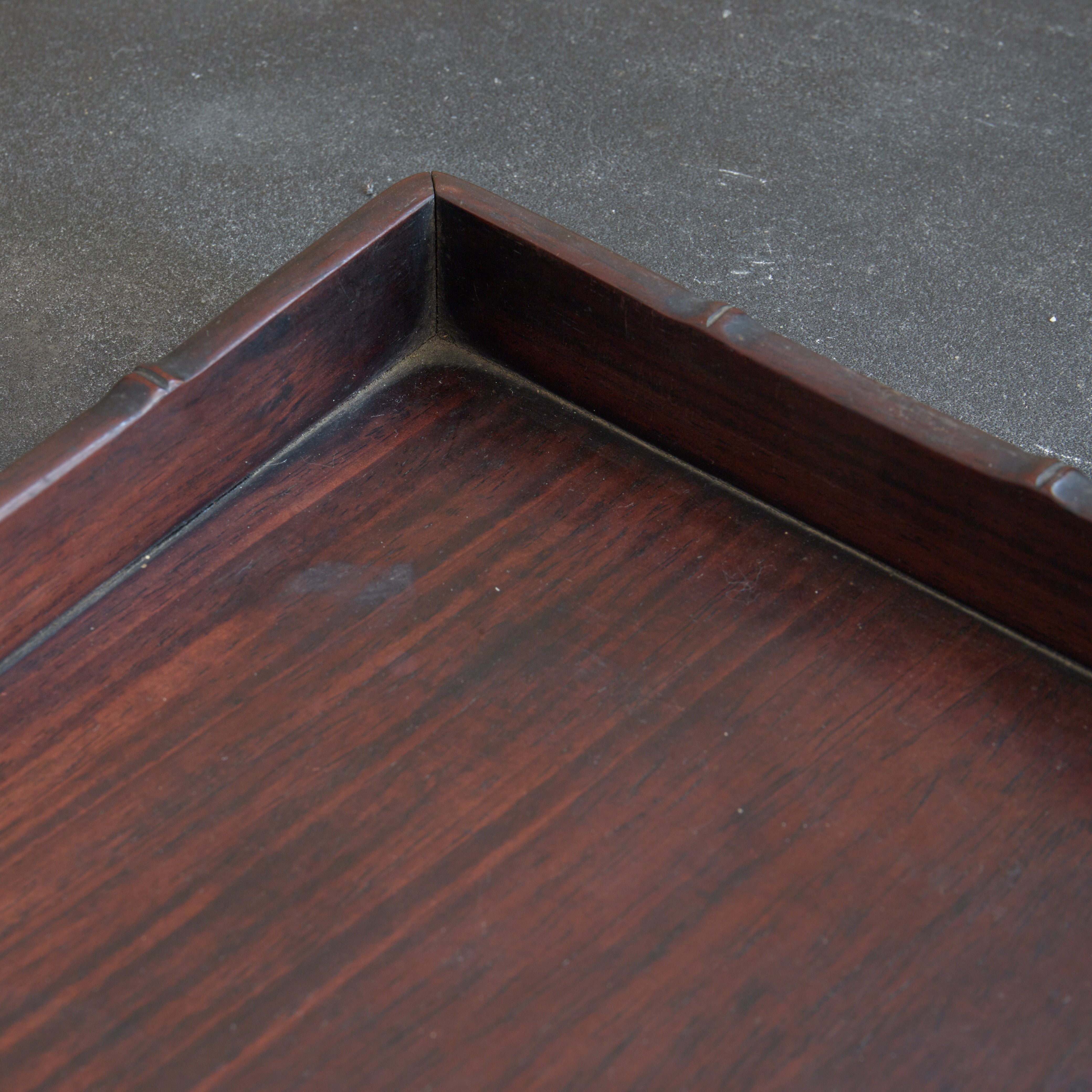 KARAKI WOOD SQUARE SENCHA TRAY, Qing Dynasty (1616–1911 CE) | Detail image 21