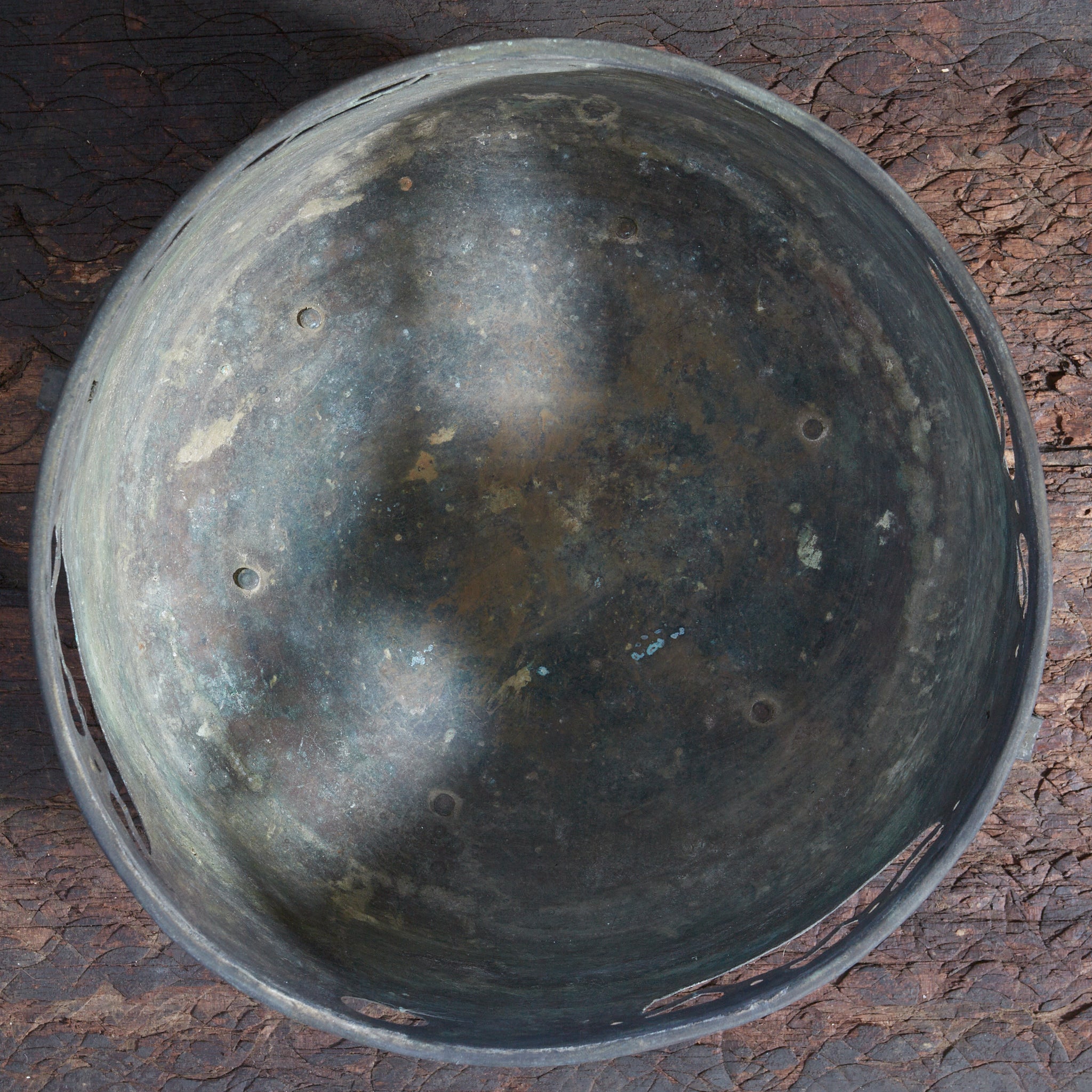 明治 古銅 四弁花文透彫瓶掛(1868–1912CE)|詳細画像23