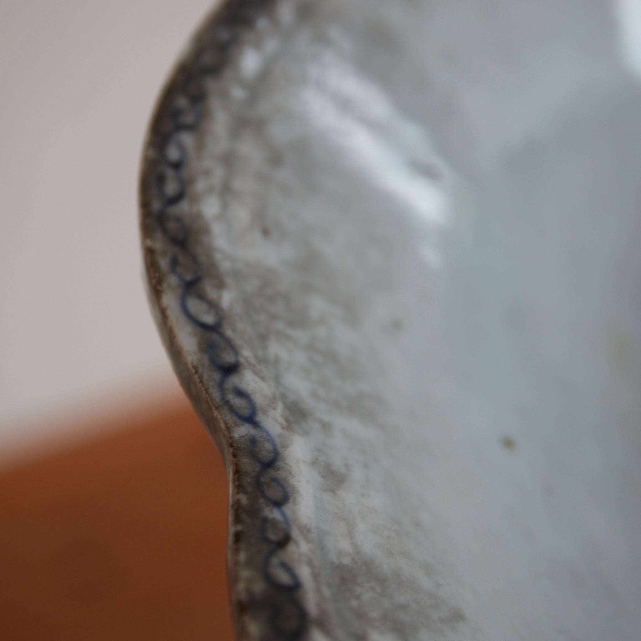 JARRA GRANDE, base anular con arena adherida