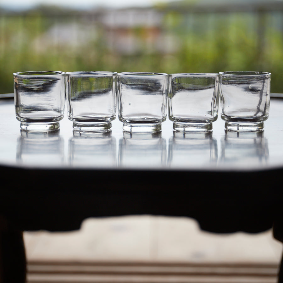 TRINKGLAS, 5er-Set, Meiji-Zeit(1868–1912 n. Chr.)