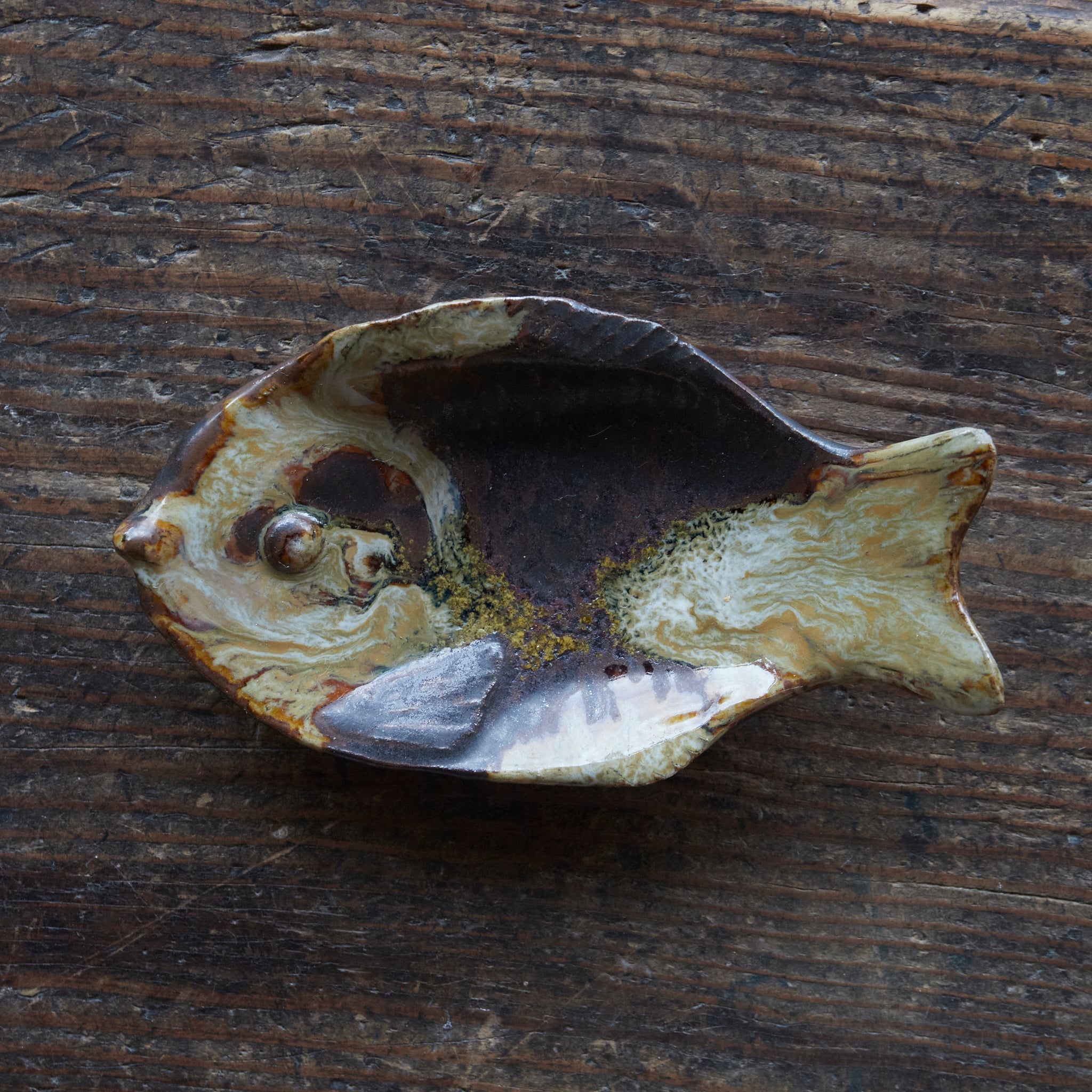 魚形盤子 5件套(大正時期, 西元1912年–1926年)