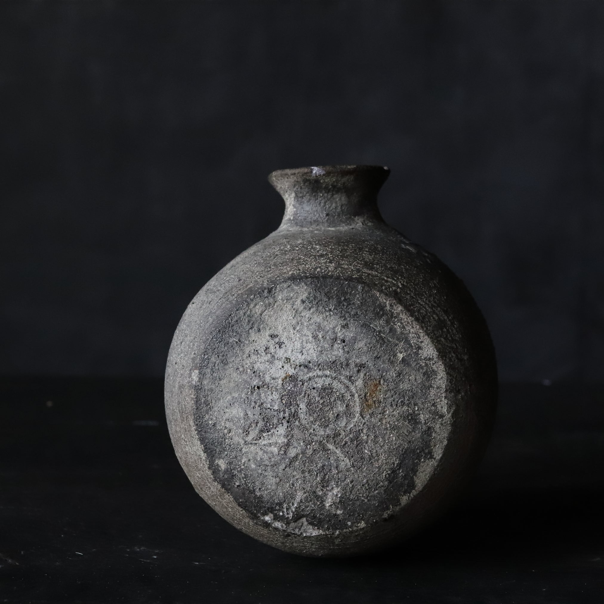 BARREL-SHAPED JAR, Sue Ware, Kofun Period(250-581CE)