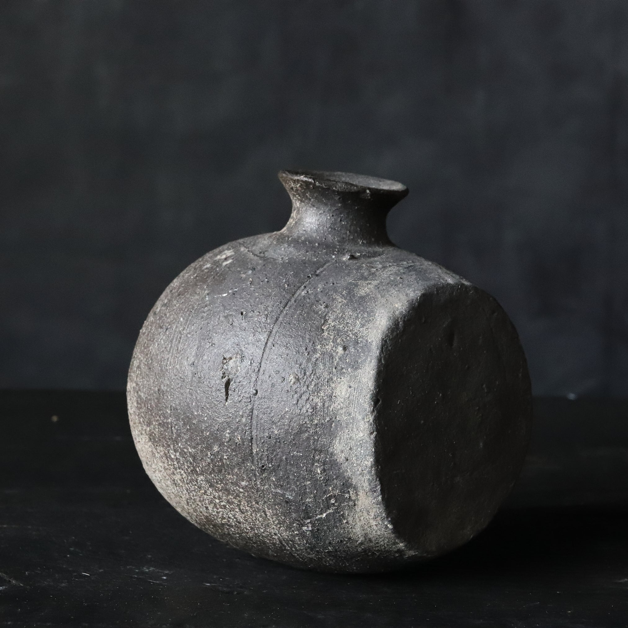 BARREL-SHAPED JAR, Sue Ware, Kofun Period(250-581CE)