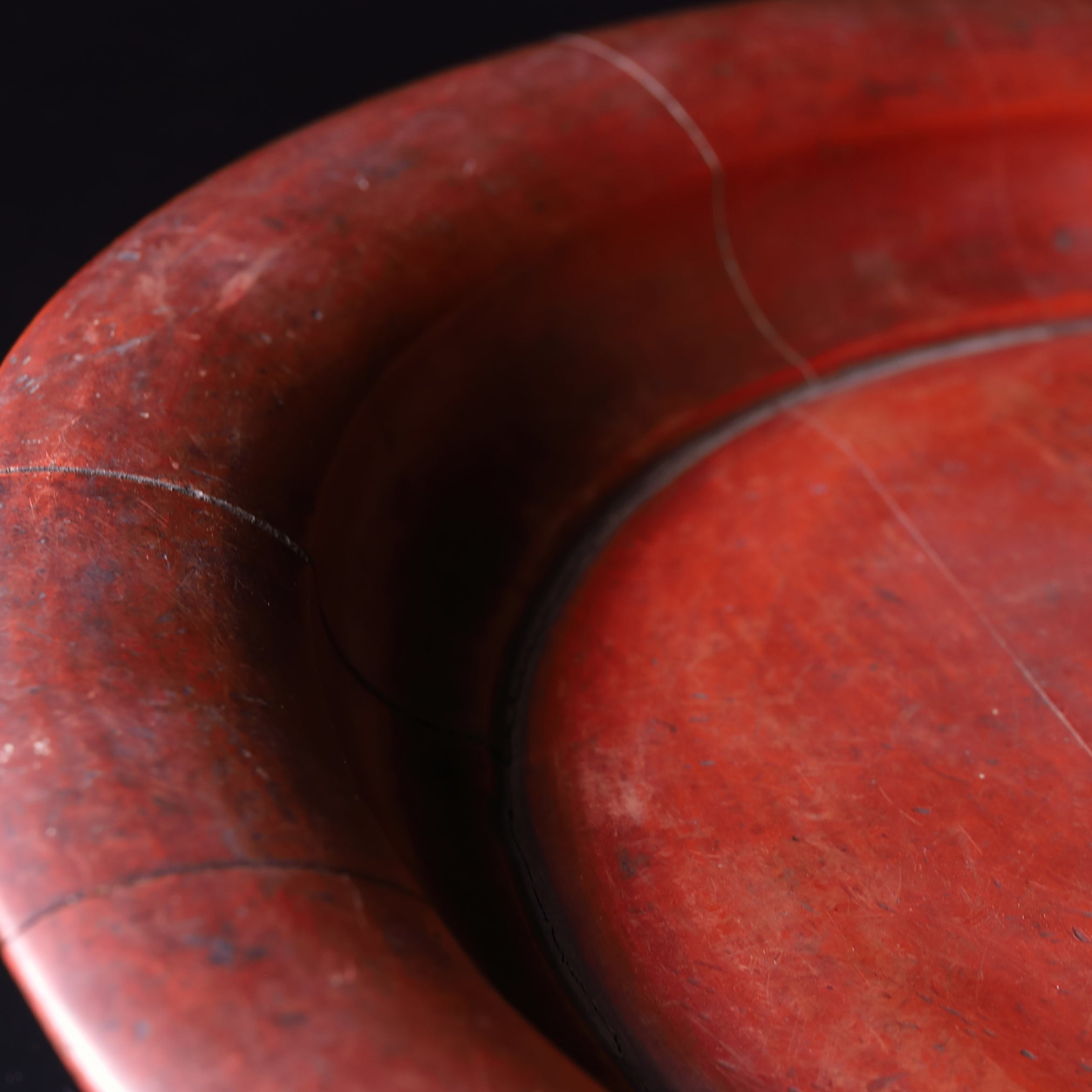 WOODEN FOOTED TRAY, ø 34 cm, Qing Dynasty(1616–1911CE)