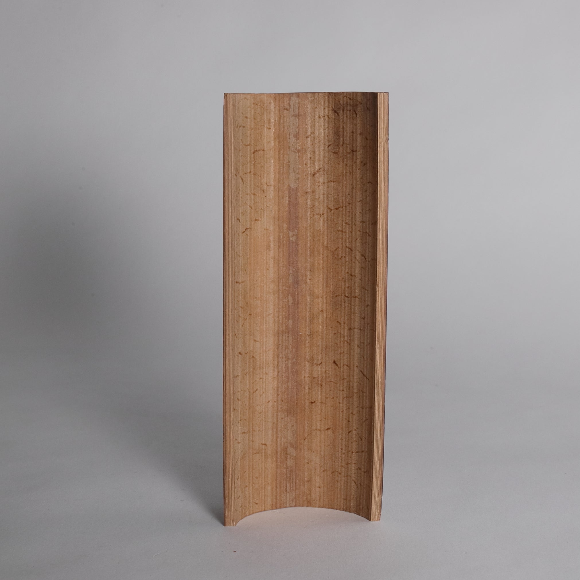 CUCHARA PARA TÉ DE BAMBÚ, Tallada con diseño de paisaje, Moderno(Siglos XIX–XX)