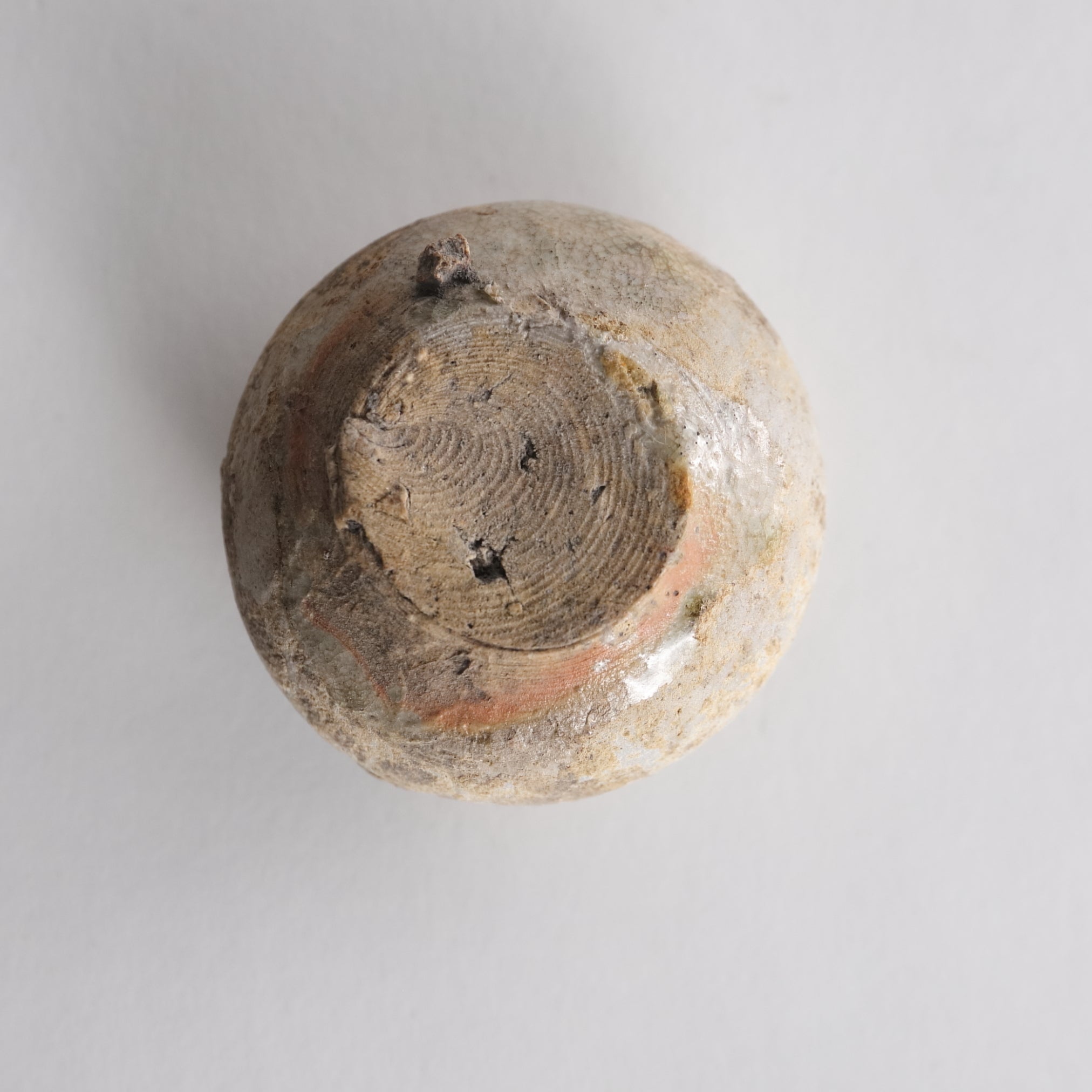 JARRA PEQUEÑA, Ko-Seto, vidriado ceniza, Período Kamakura(1185–1333 d. C.)