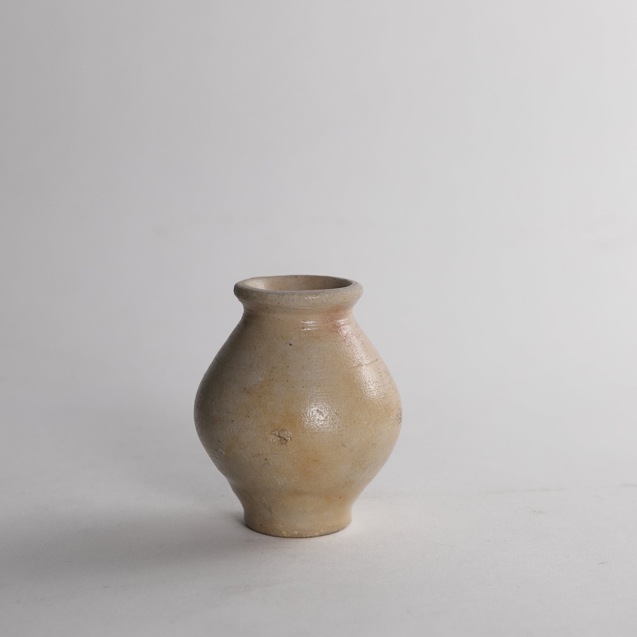 德國古董鹽釉小罐和鑰匙孔蓋板(近世, 西元16–19世紀)