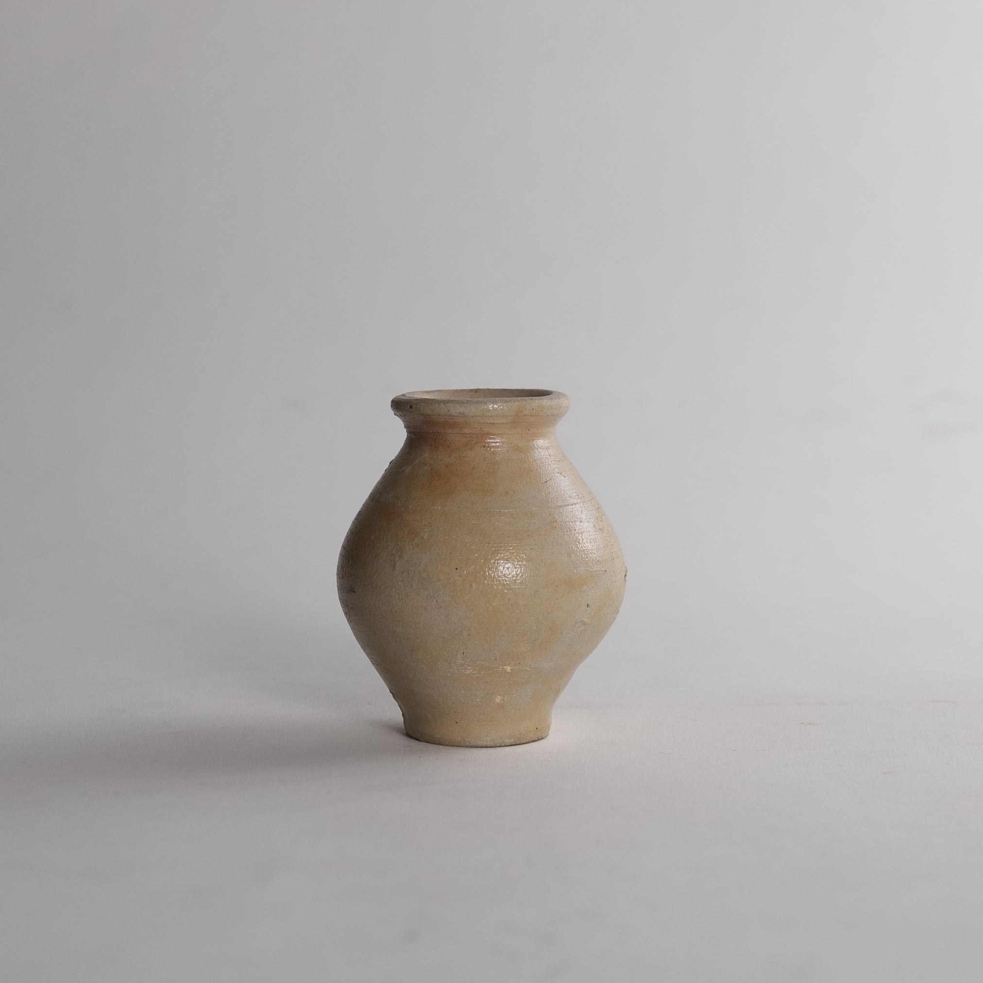 德國古董鹽釉小罐和鑰匙孔蓋板(近世, 西元16–19世紀)