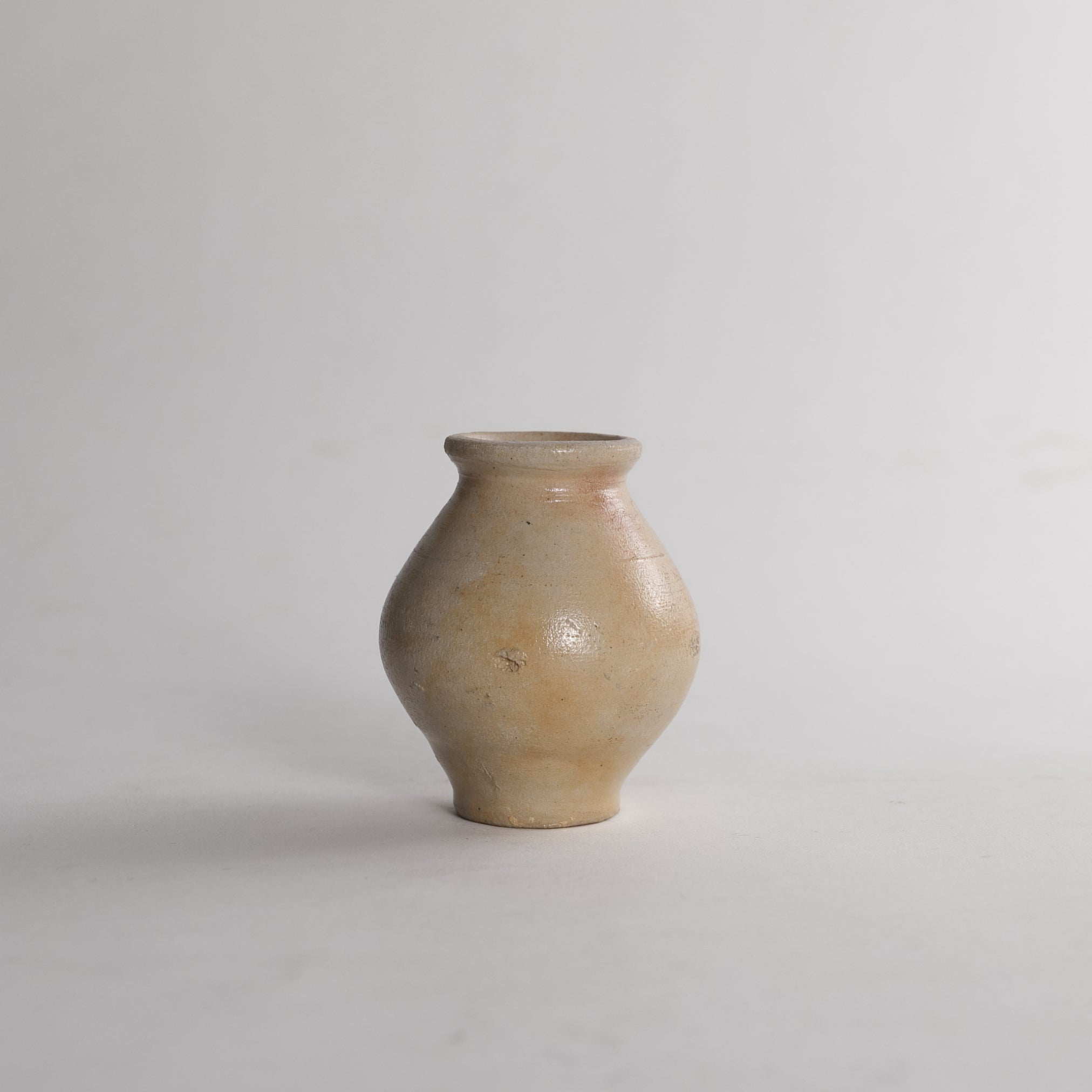 德國古董鹽釉小罐和鑰匙孔蓋板(近世, 西元16–19世紀)