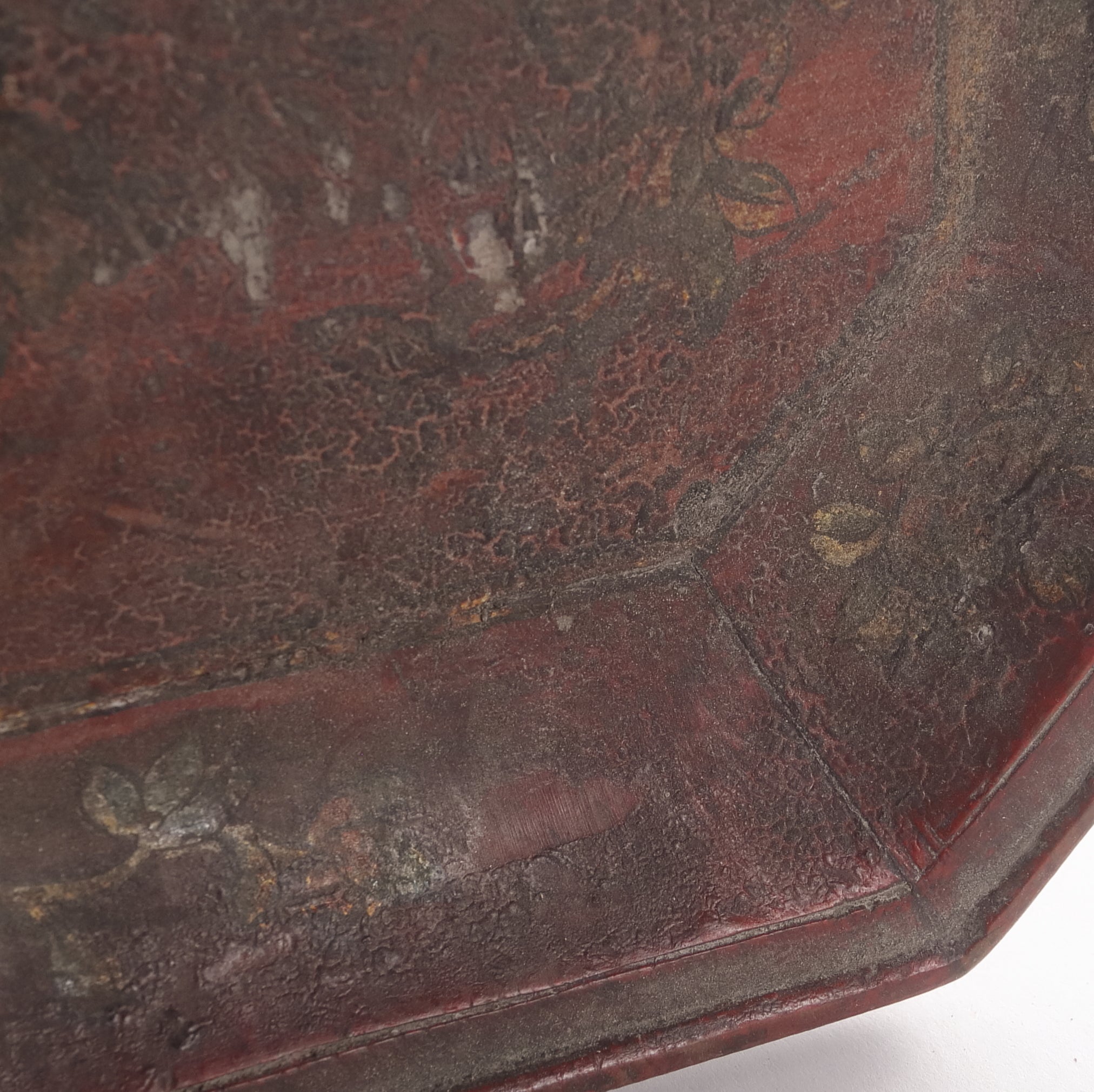 CORNER-CUT WOODEN TEA TRAY, Early Modern Period(16th–19th centuries)