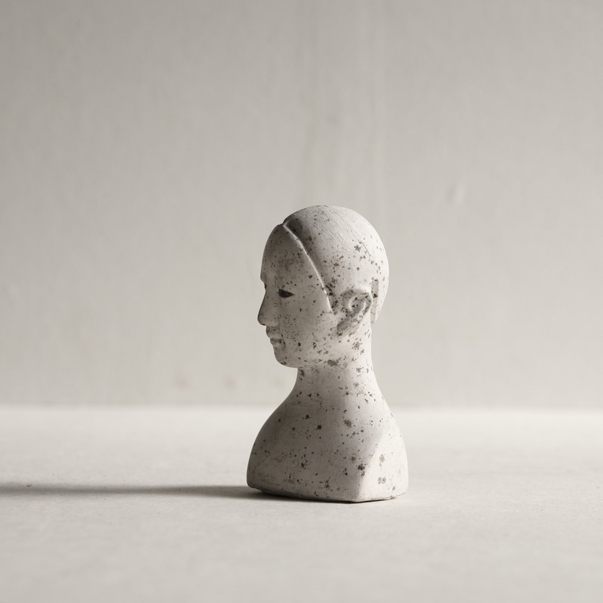 PLASTER MOLD FOR DOLL HEAD, b, Showa Era(1926–1989CE)