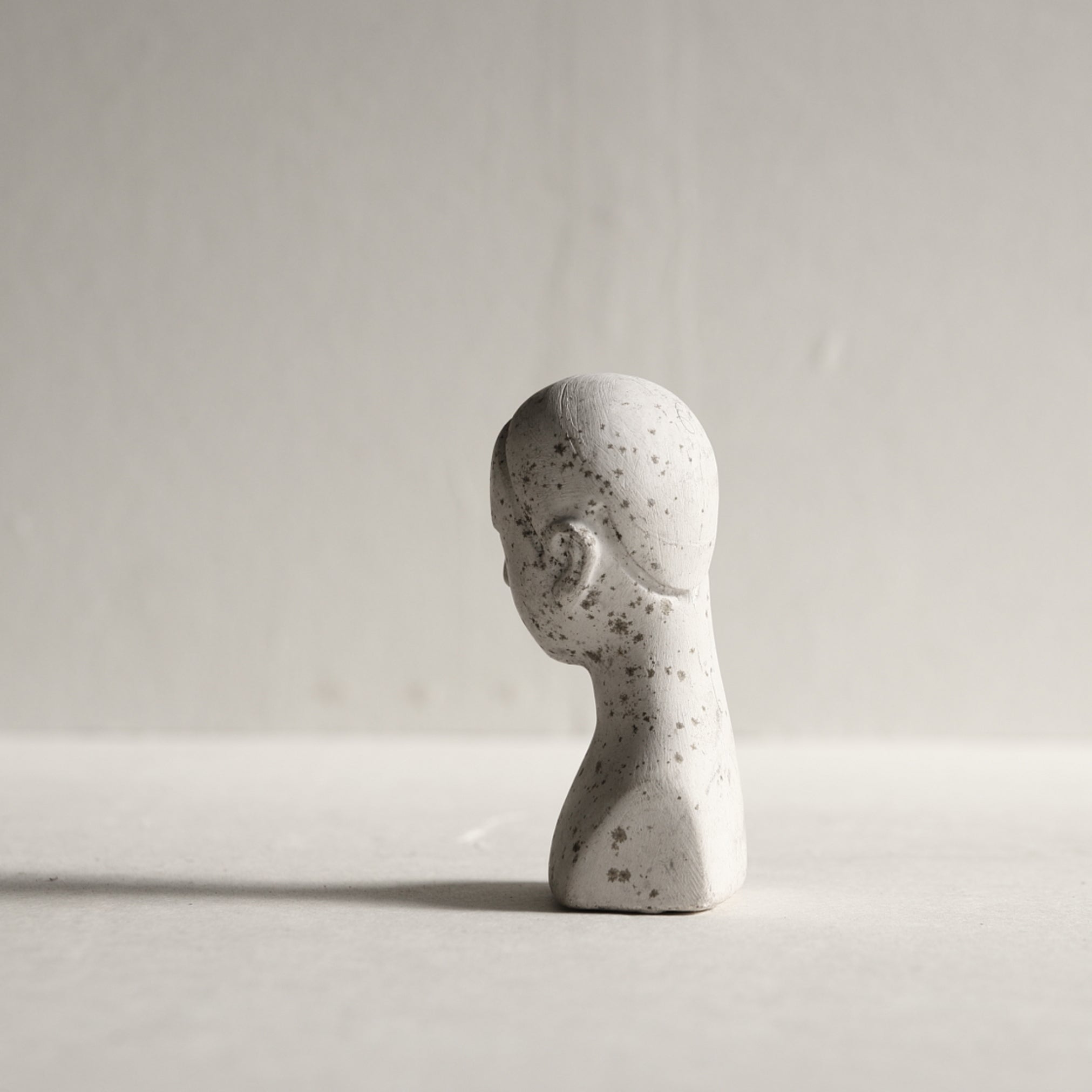 PLASTER MOLD FOR DOLL HEAD, b, Showa Era(1926–1989CE)