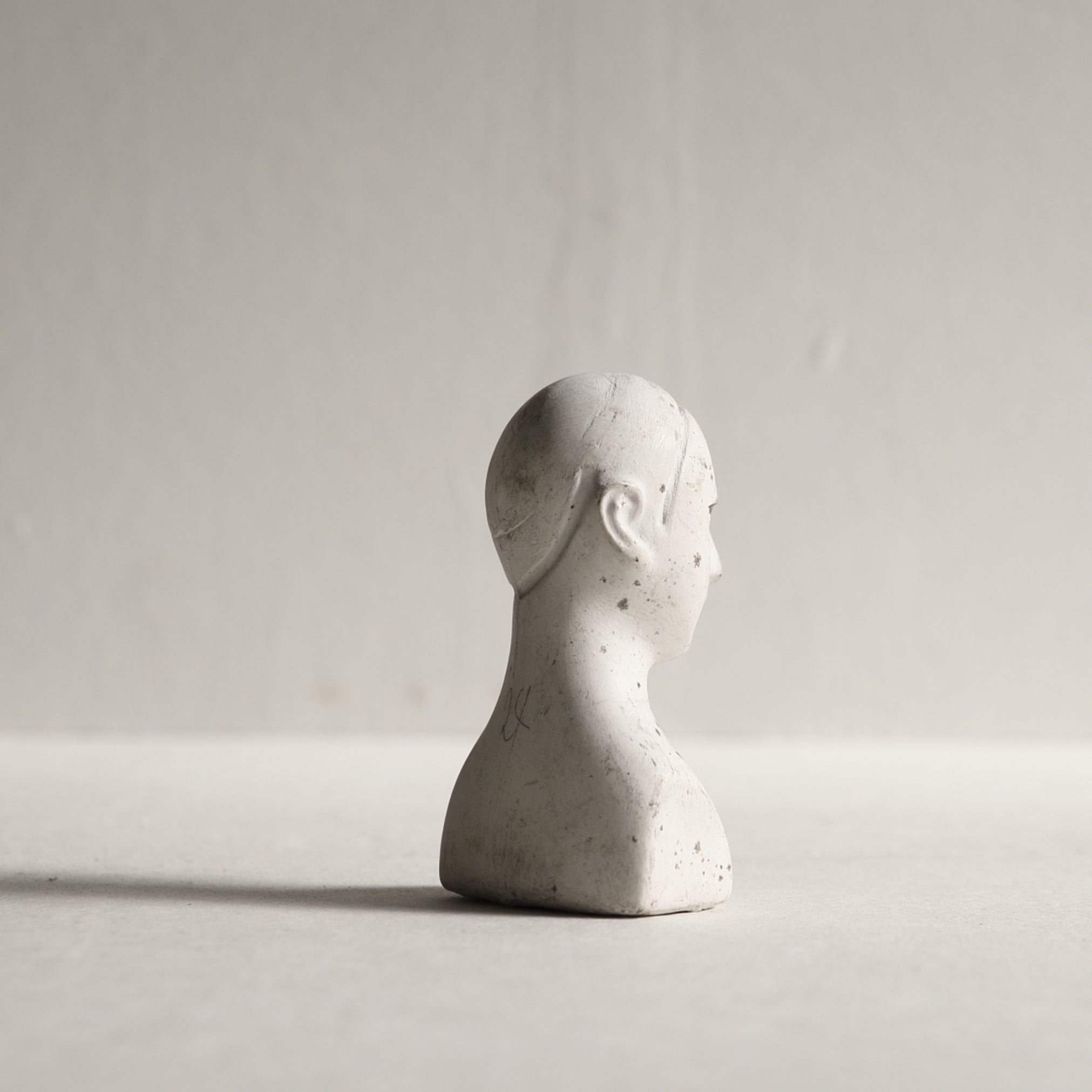 STAMPO IN GESSO PER TESTA DI BAMBOLA, c, Periodo Showa(1926–1989 d.C.)