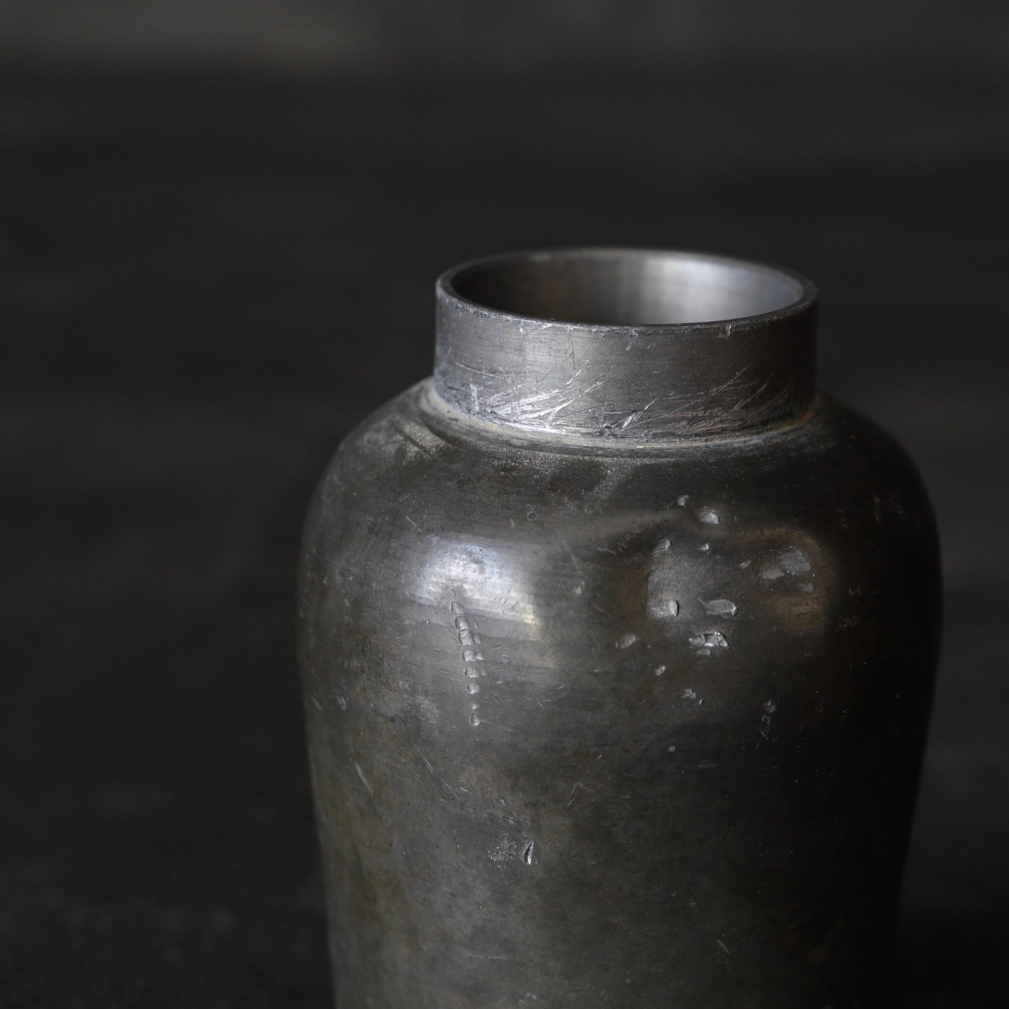 LATA DE TÉ DE ESTAÑO VIEJA, Dinastía Qing(1616–1911 d. C.)