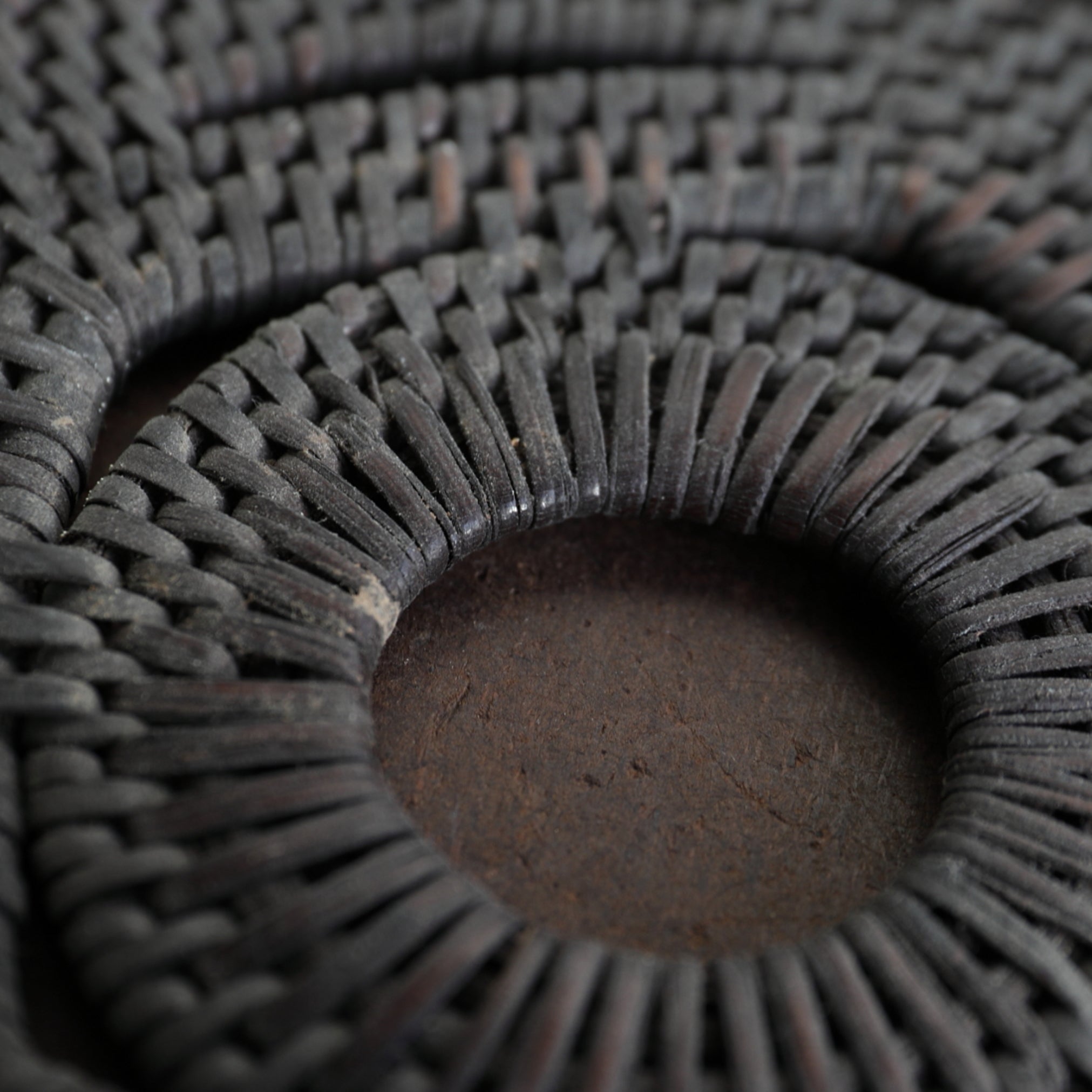 SOPORTE DE TETERA DE RATÁN, Utensilios de té sencha