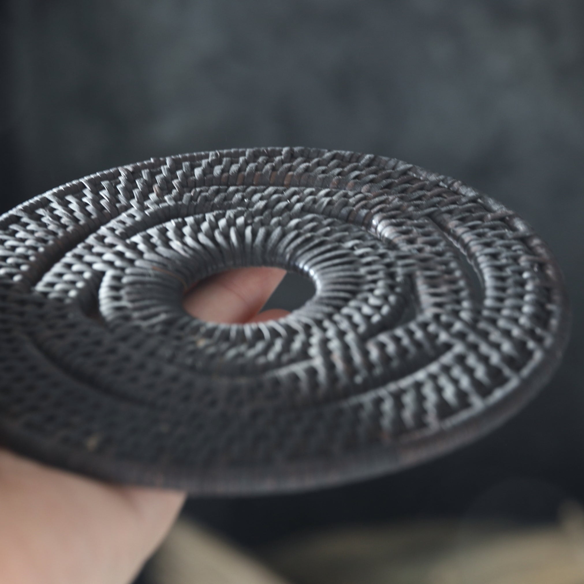 SOPORTE DE TETERA DE RATÁN, Utensilios de té sencha