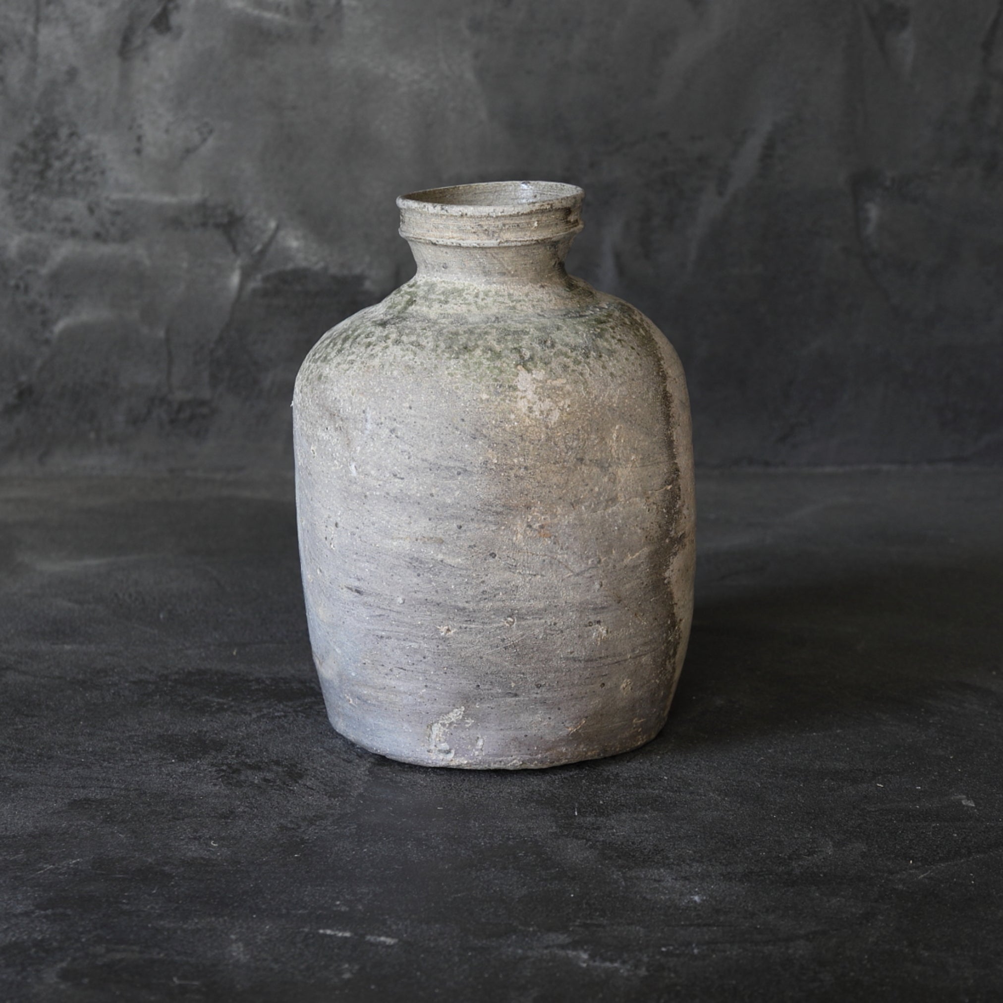 JARRA PEQUEÑA, Cerámica Sue / Uzukumaru, vidriado ceniza, Período Kofun(250–581 d. C.)