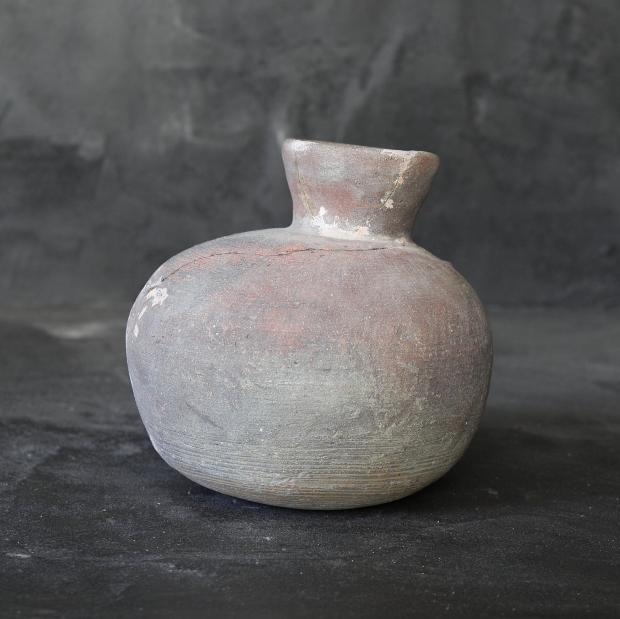 FLACHFLASCHE, Sue-Keramik, Kofun-Zeit(250–581 n. Chr.)
