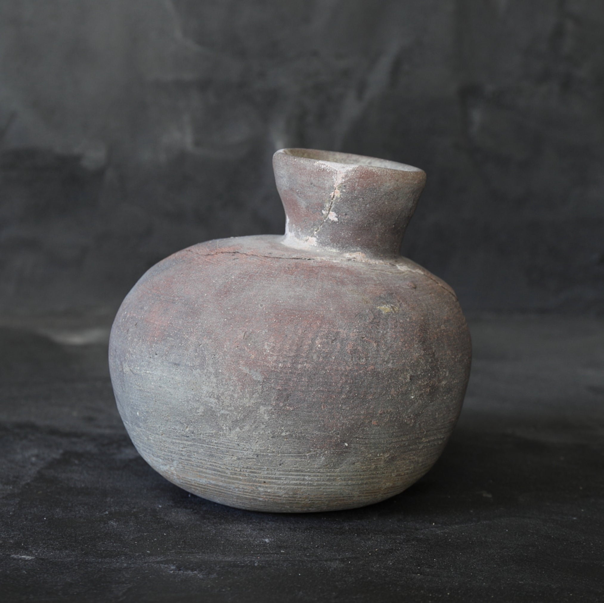 FLACHFLASCHE, Sue-Keramik, Kofun-Zeit(250–581 n. Chr.)