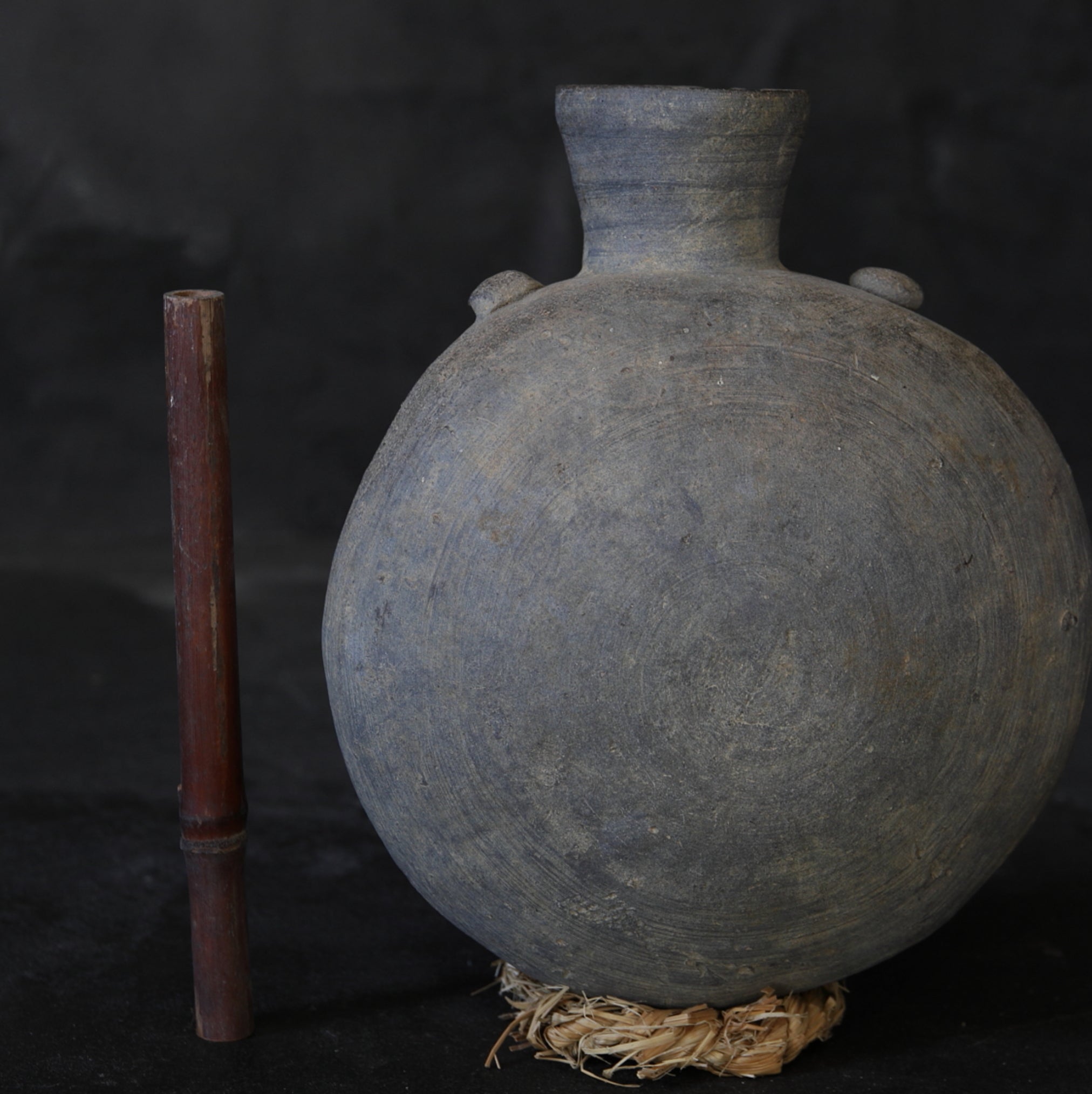 FLASCHE MIT HENKEL, Sue-Keramik, Kofun-Zeit(250–581 n. Chr.)